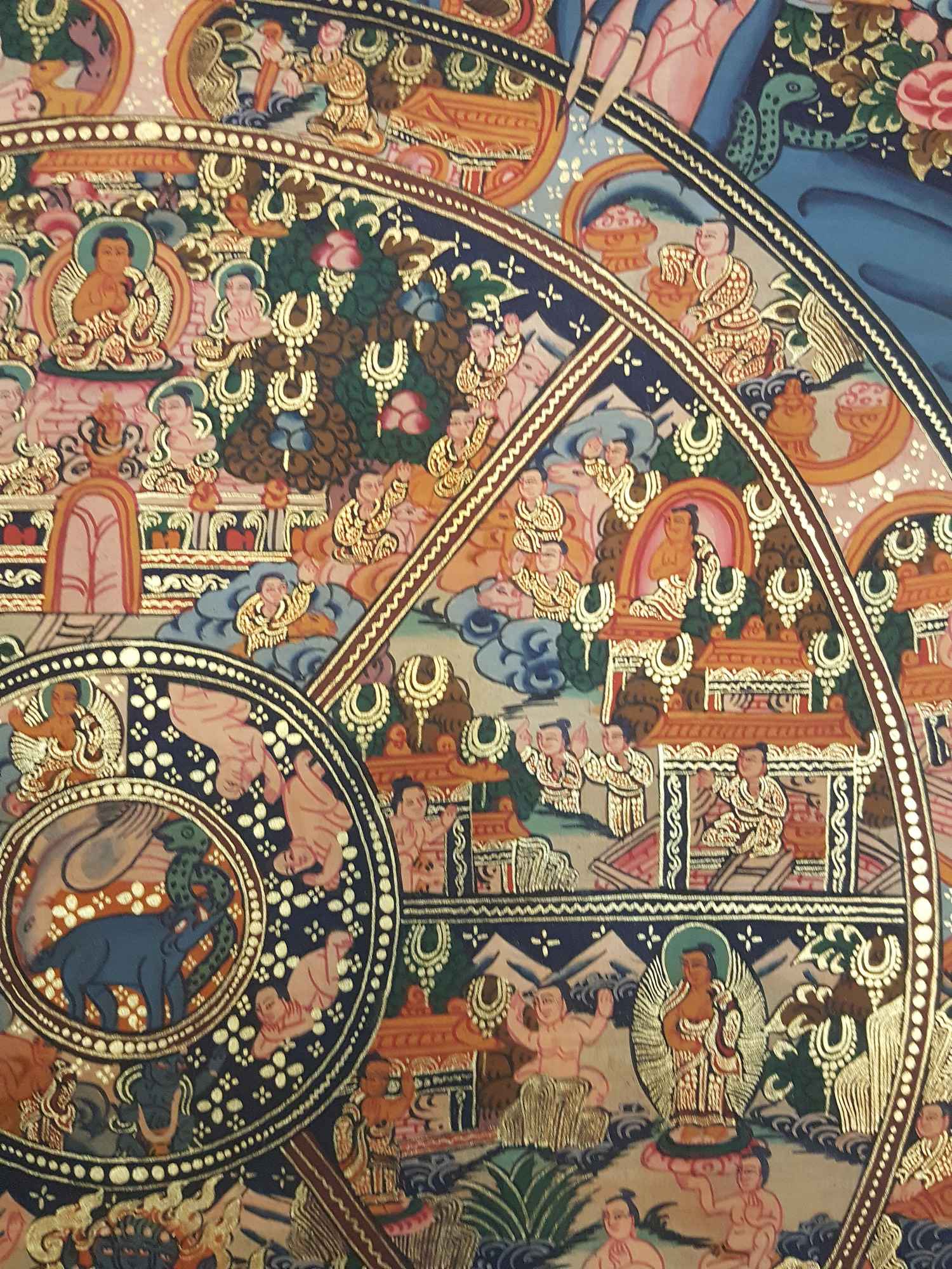 thangka wheel of life thangka wheel of life