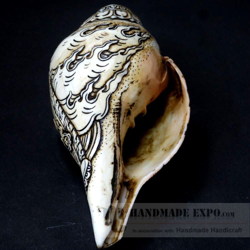 Chitipati Carved Conch Shell