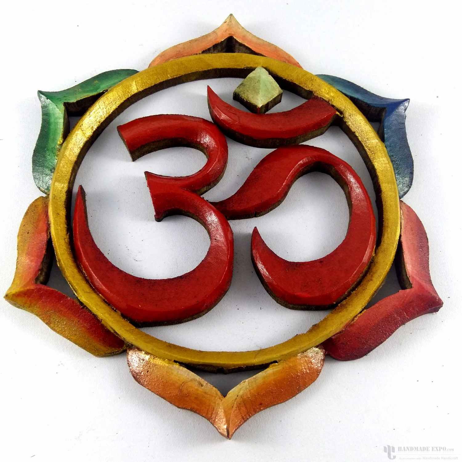 New Wooden [mdf], Om [small] - Painted