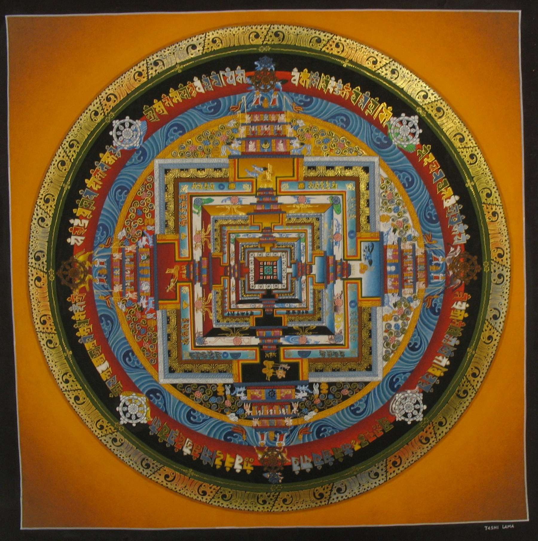 Mandala arts spiritual and meditative practice that originated in  Hinduismand Buddhism., by Nidhinbalachandran