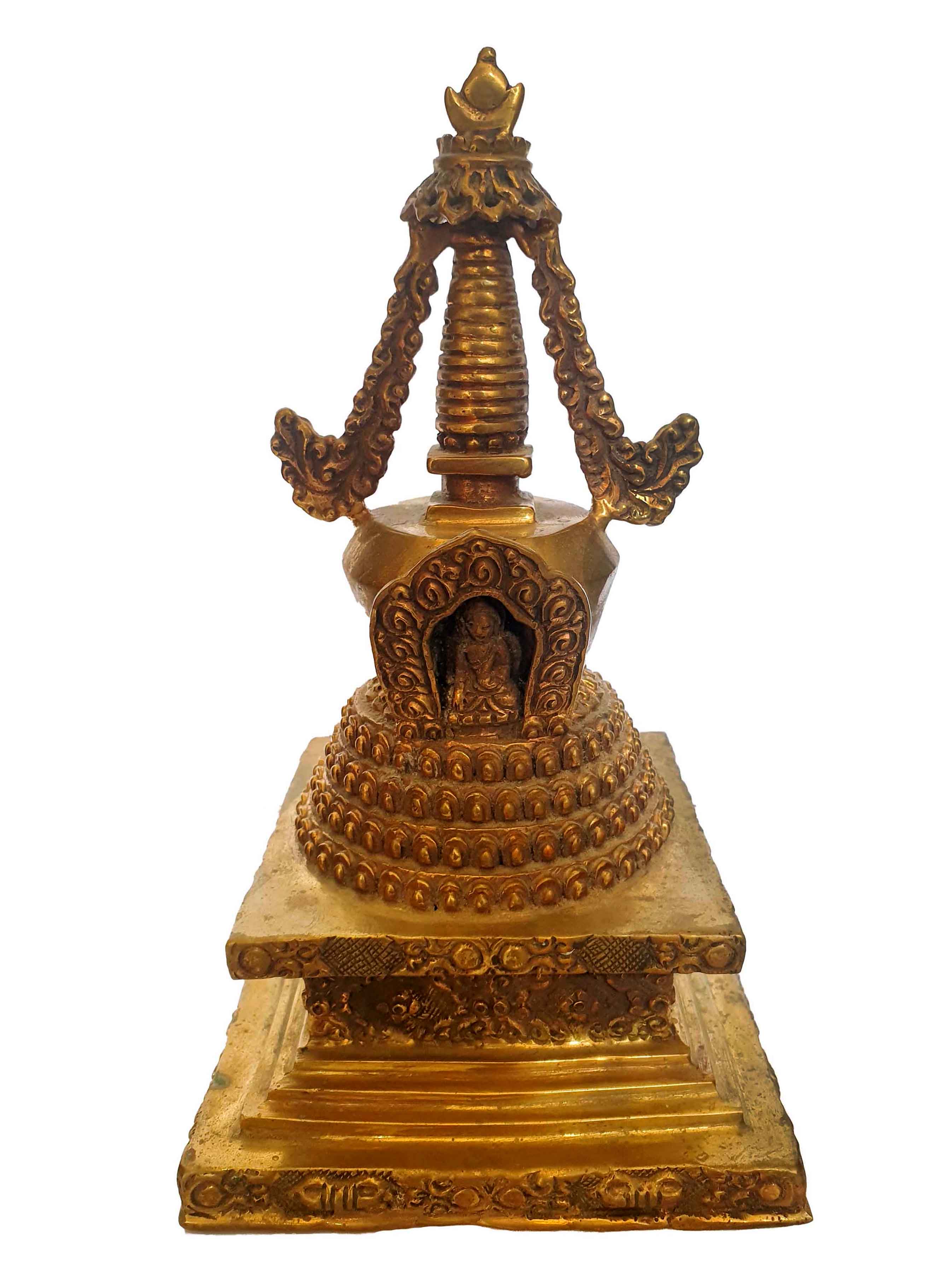 Copper alloy plating stupas buddhist temple/Buddhist supplies stupa 