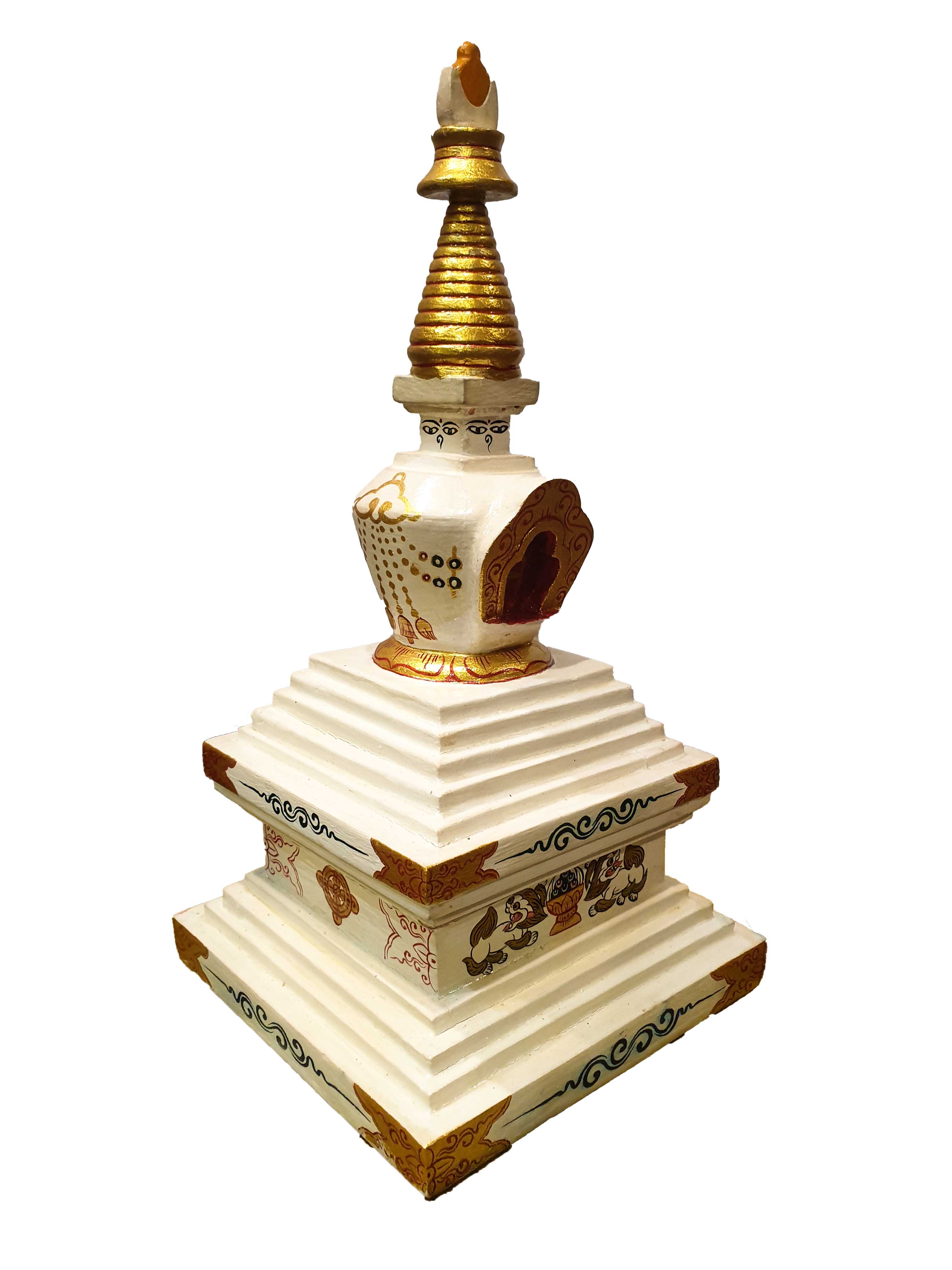 Buddhist Statue Of Stupa traditional Color
