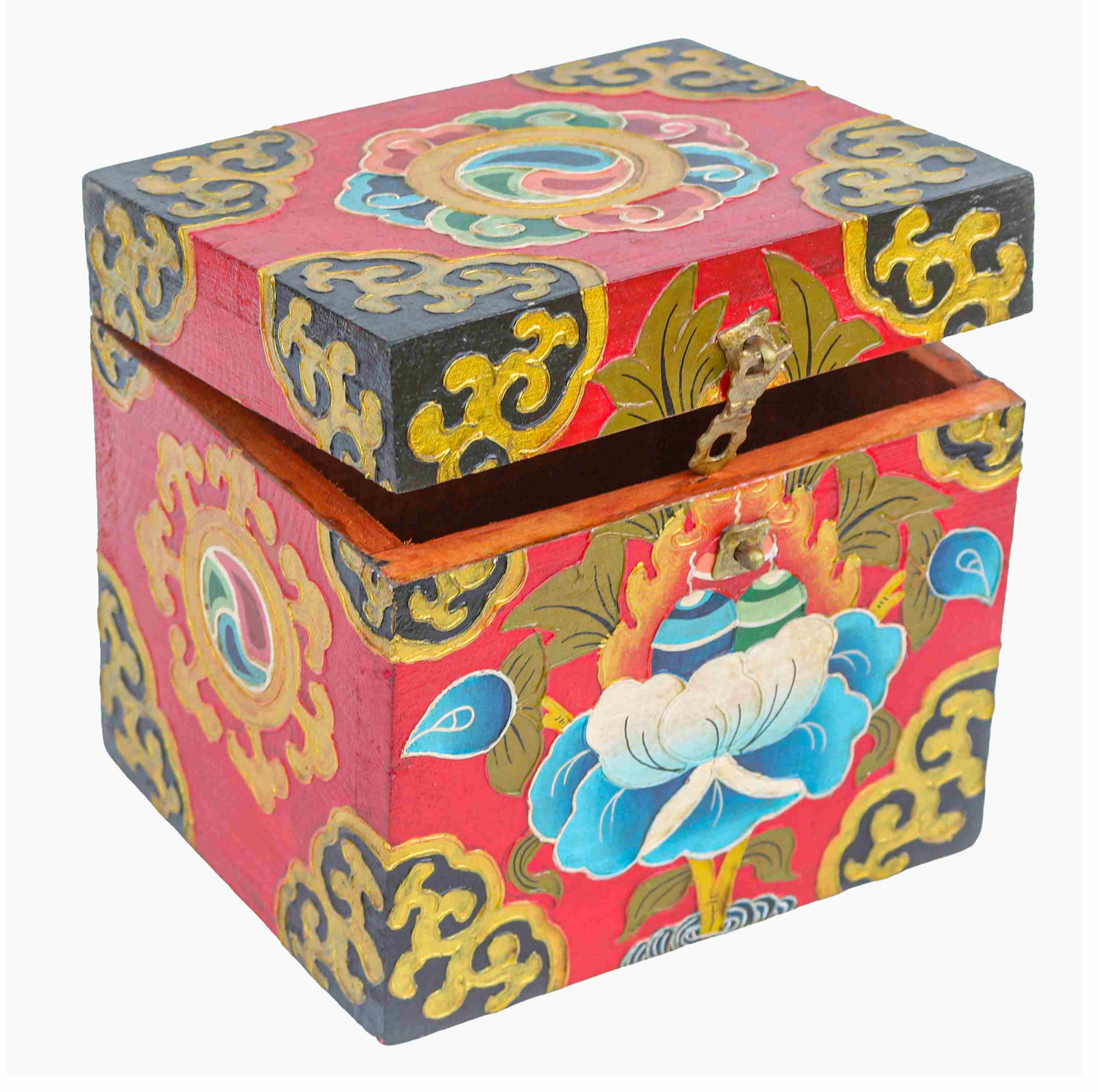 Wooden Tibetan Box-27139