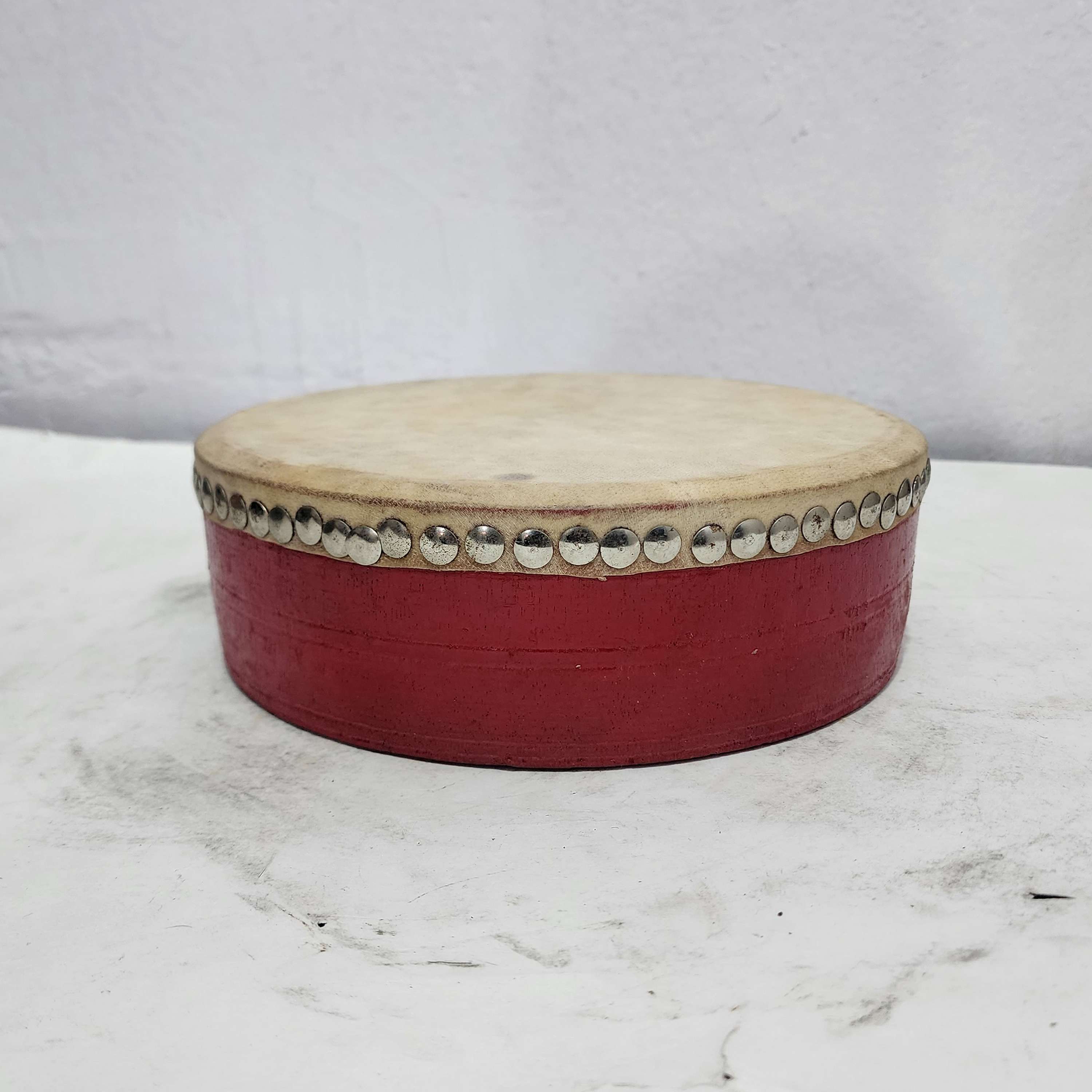 Nepali Folk Musical Instrument khainjadi/khañjari, animal Skin, professional