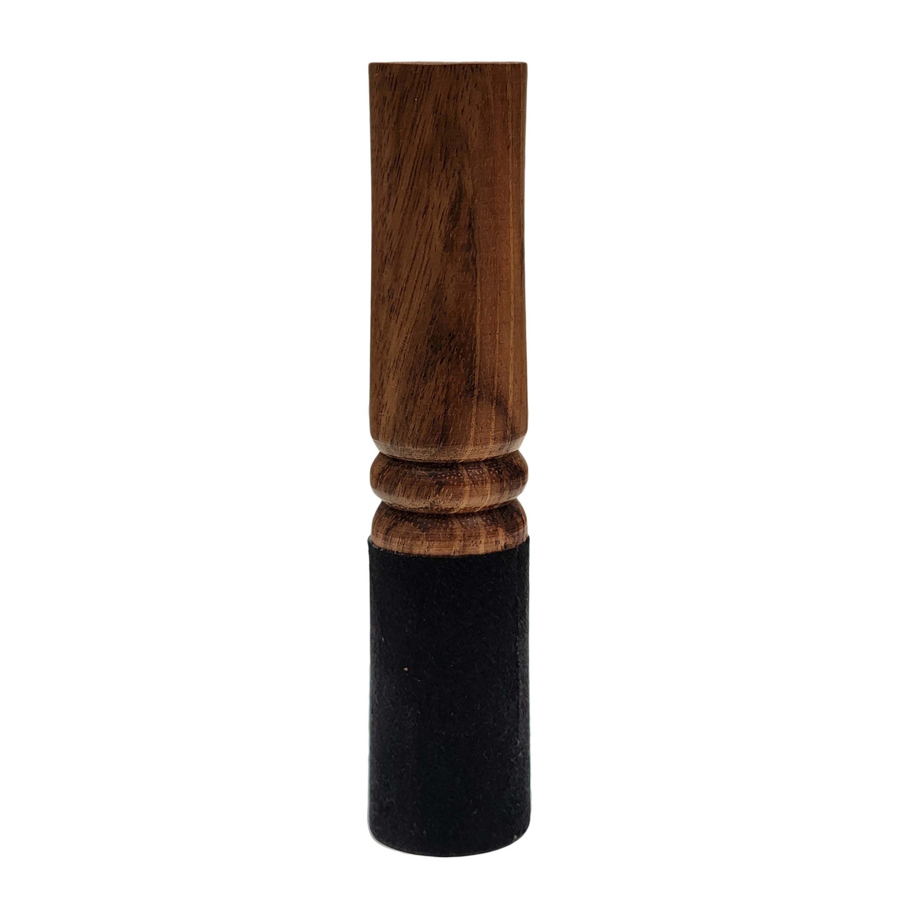 Singing Bowl Accessories, Wooden And Leather, Stroking And Playing Mallet, Extra Small