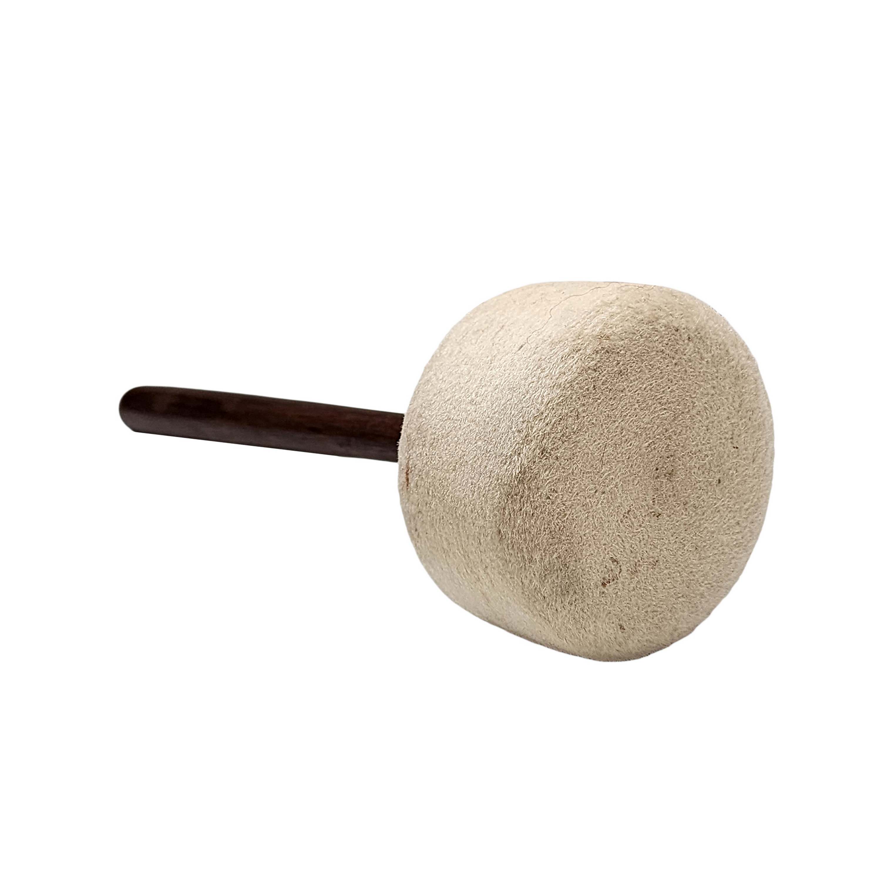 Singing Bowl Accessories, Soft Felt Beating Mallet, Normal White