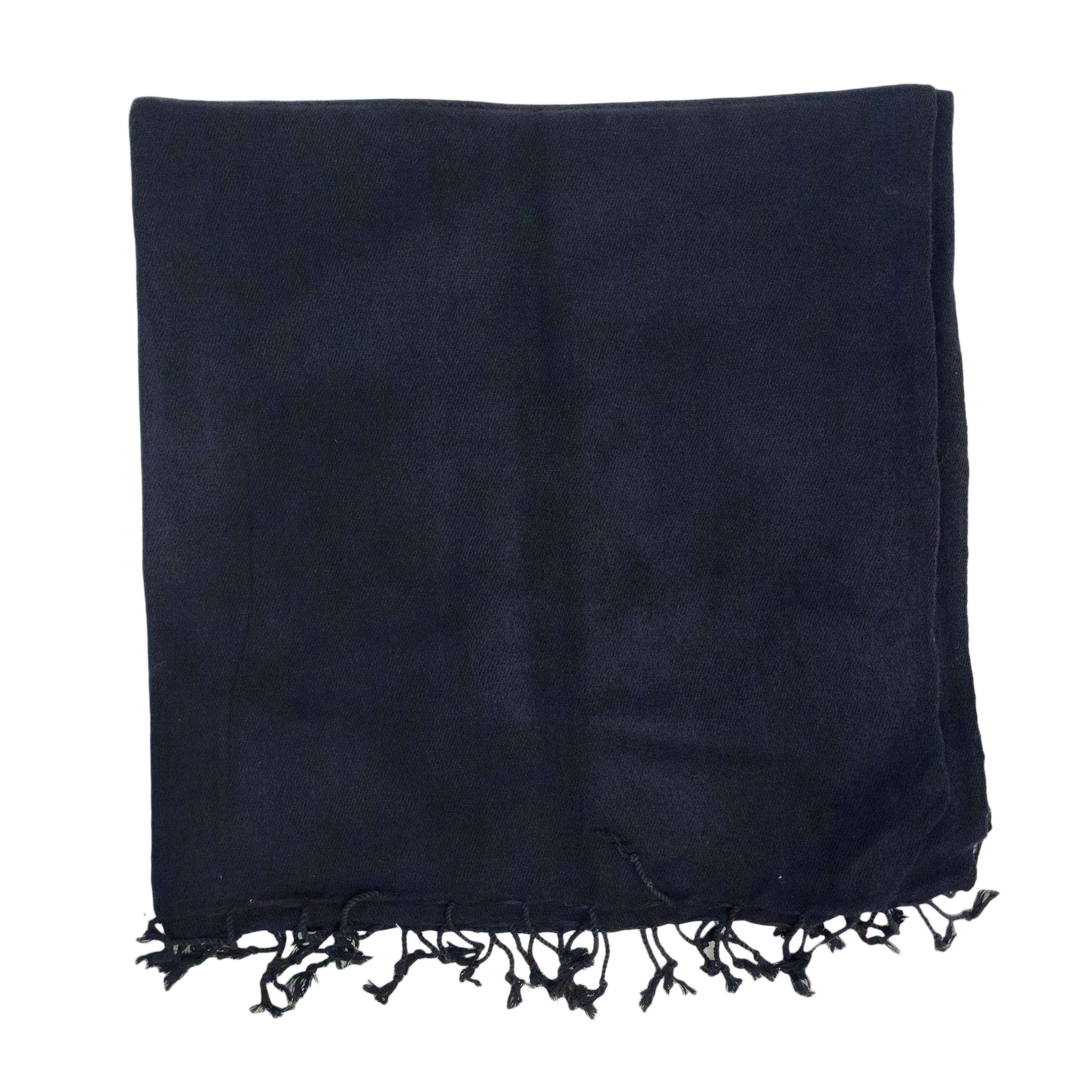 Yak Wool Blanket, Nepali Acrylic Hand Loom Blanket, Color charcoal Gray