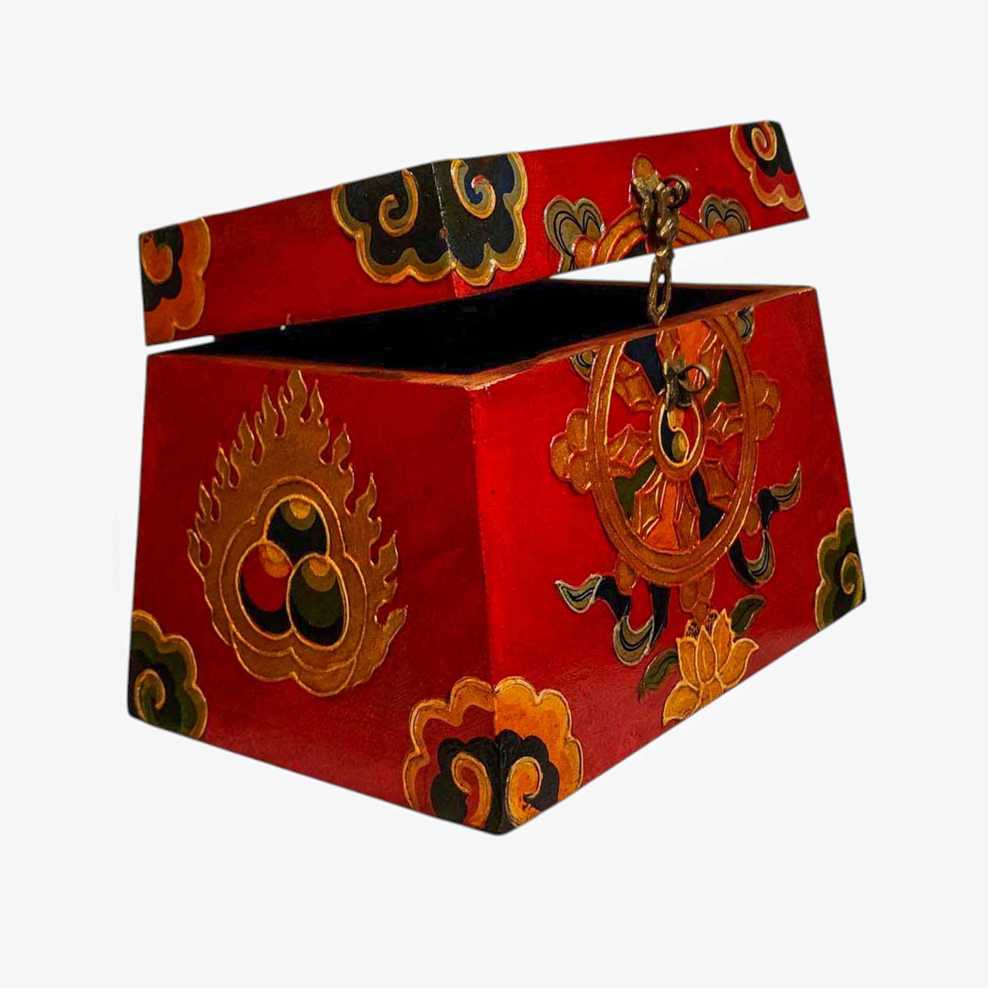 Wooden Tibetan Box-34398
