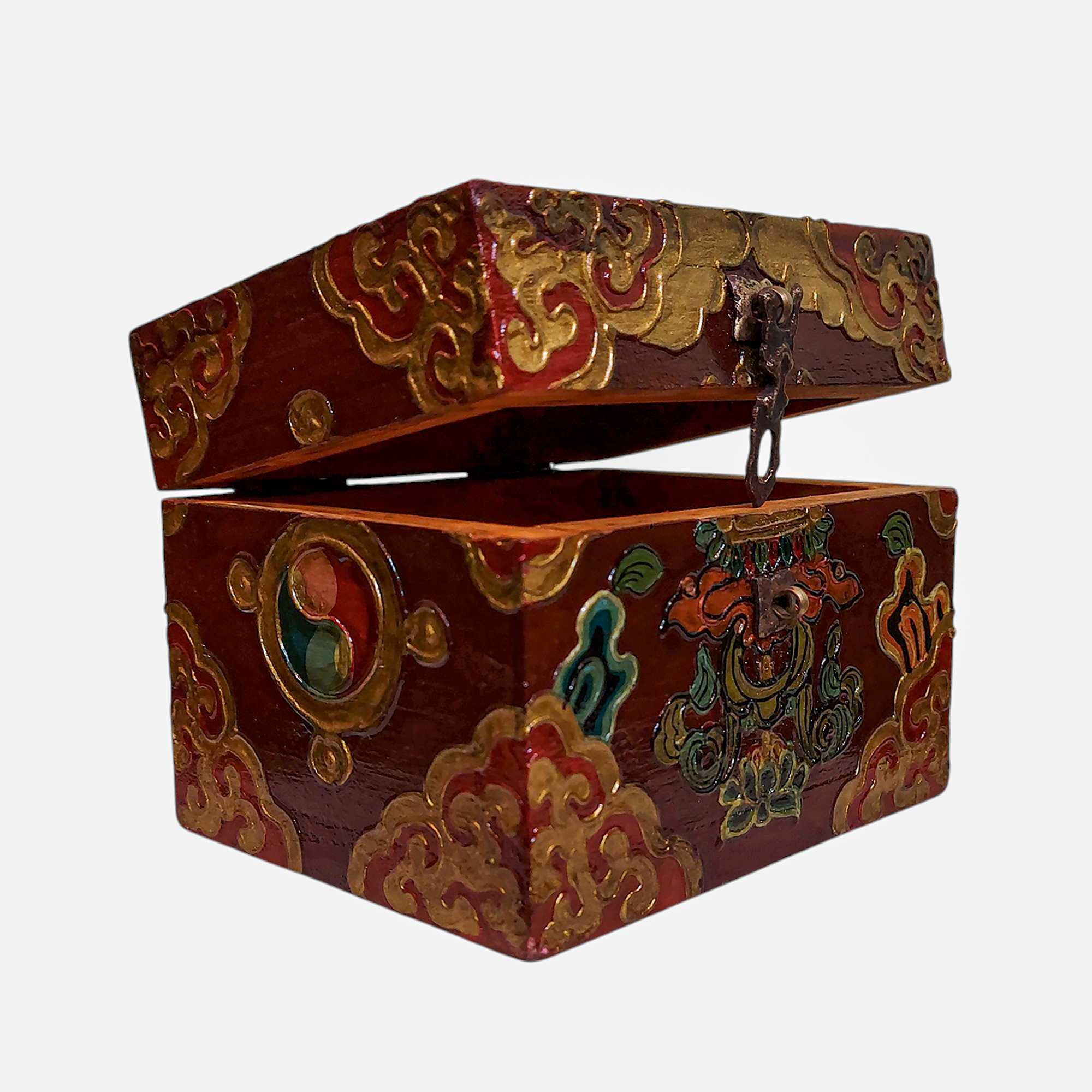 Wooden Tibetan Box-34410