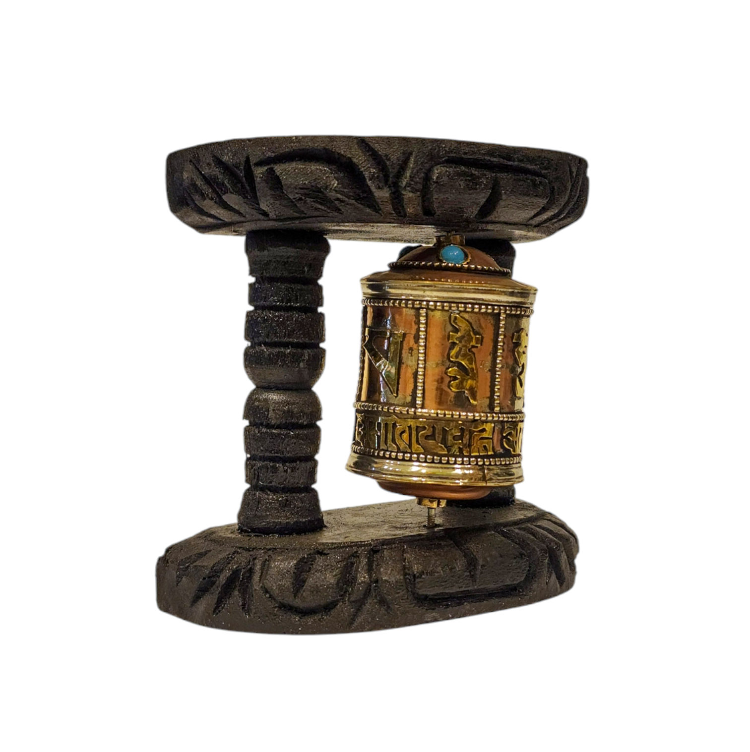 Buddhist Handmade Wall Prayer Wheel <span Style=