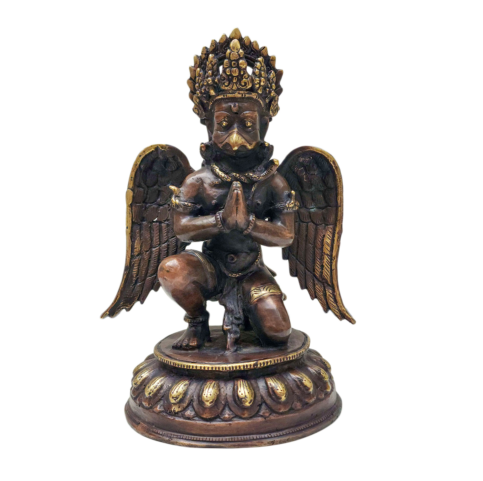 garuda, Buddhist Statue Of Garuda, Sand Casting, Bronze Finishing