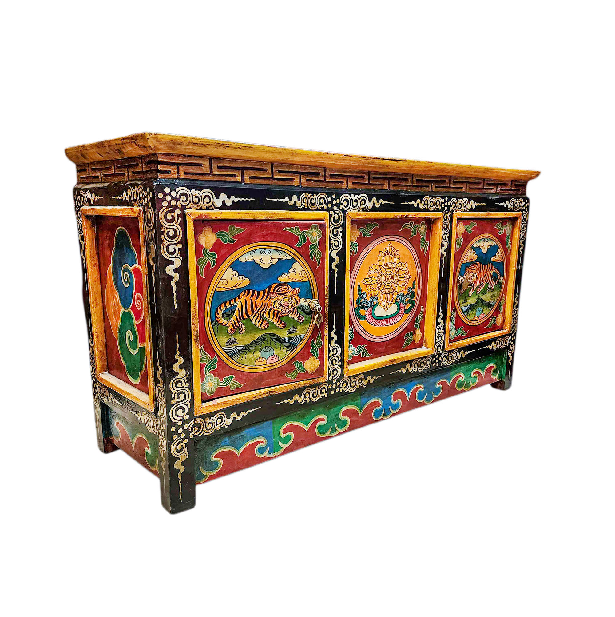 Tibetan Buddhist Cabinet <span Style=