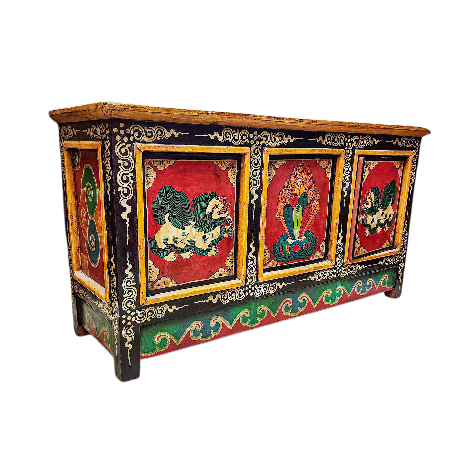 Tibetan Buddhist Cabinet <span Style=
