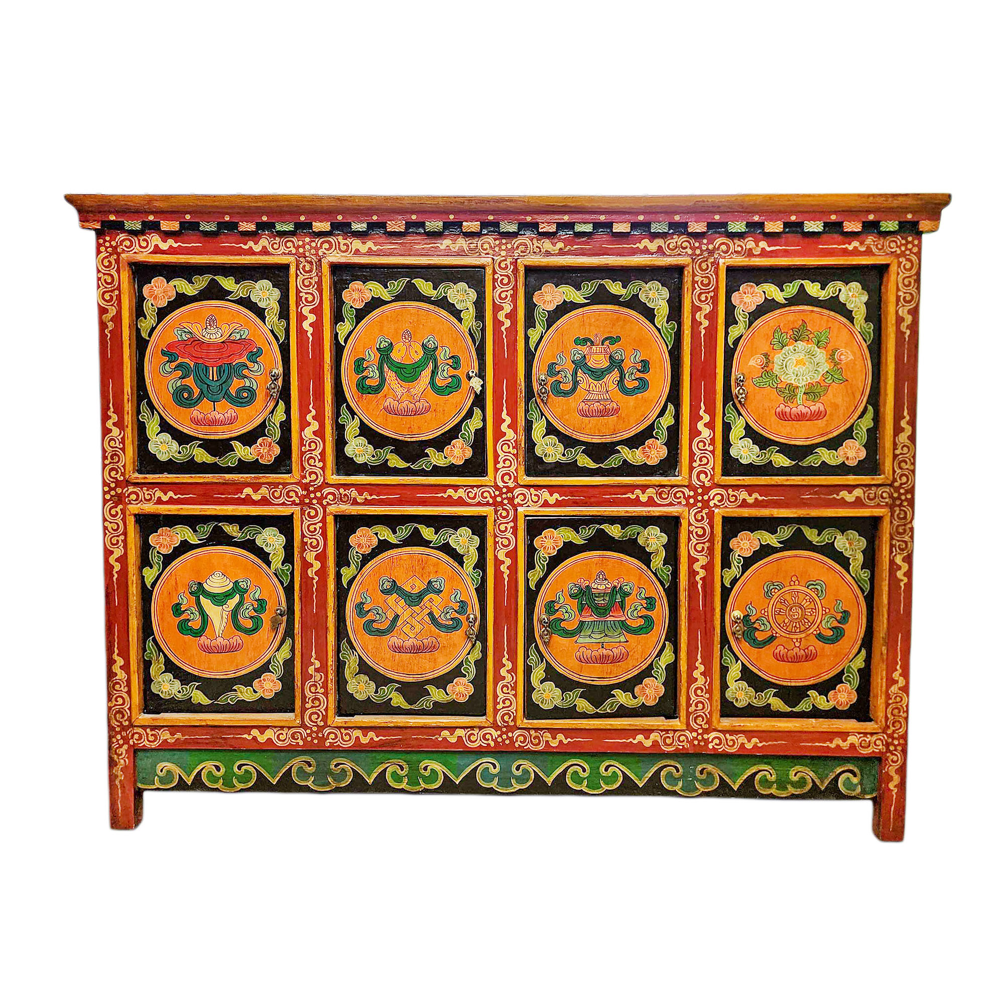 Tibetan Buddhist Cabinet <span Style=