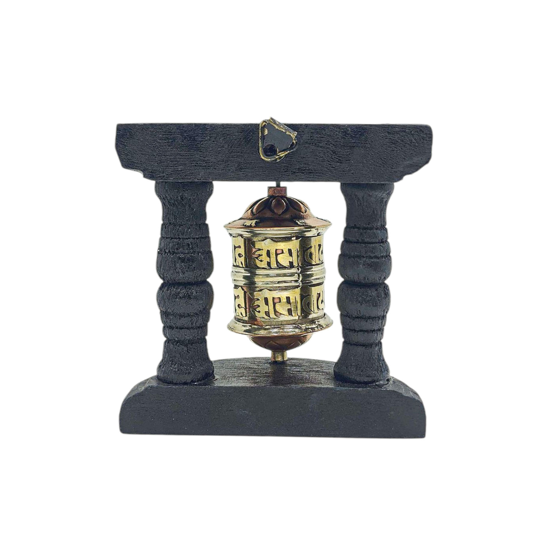 Buddhist Handmade Wall Prayer Wheel <span Style=