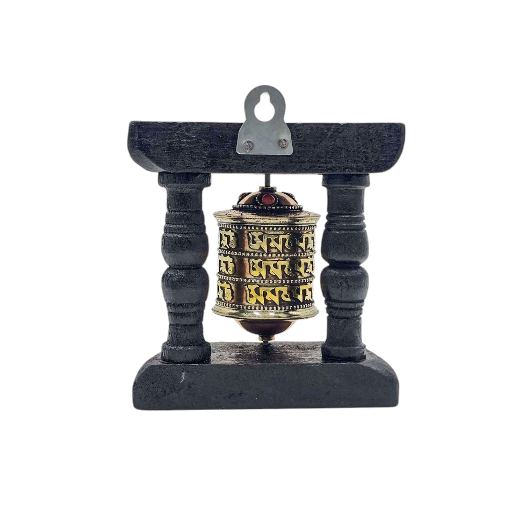 Buddhist Handmade Wall Prayer Wheel <span Style=