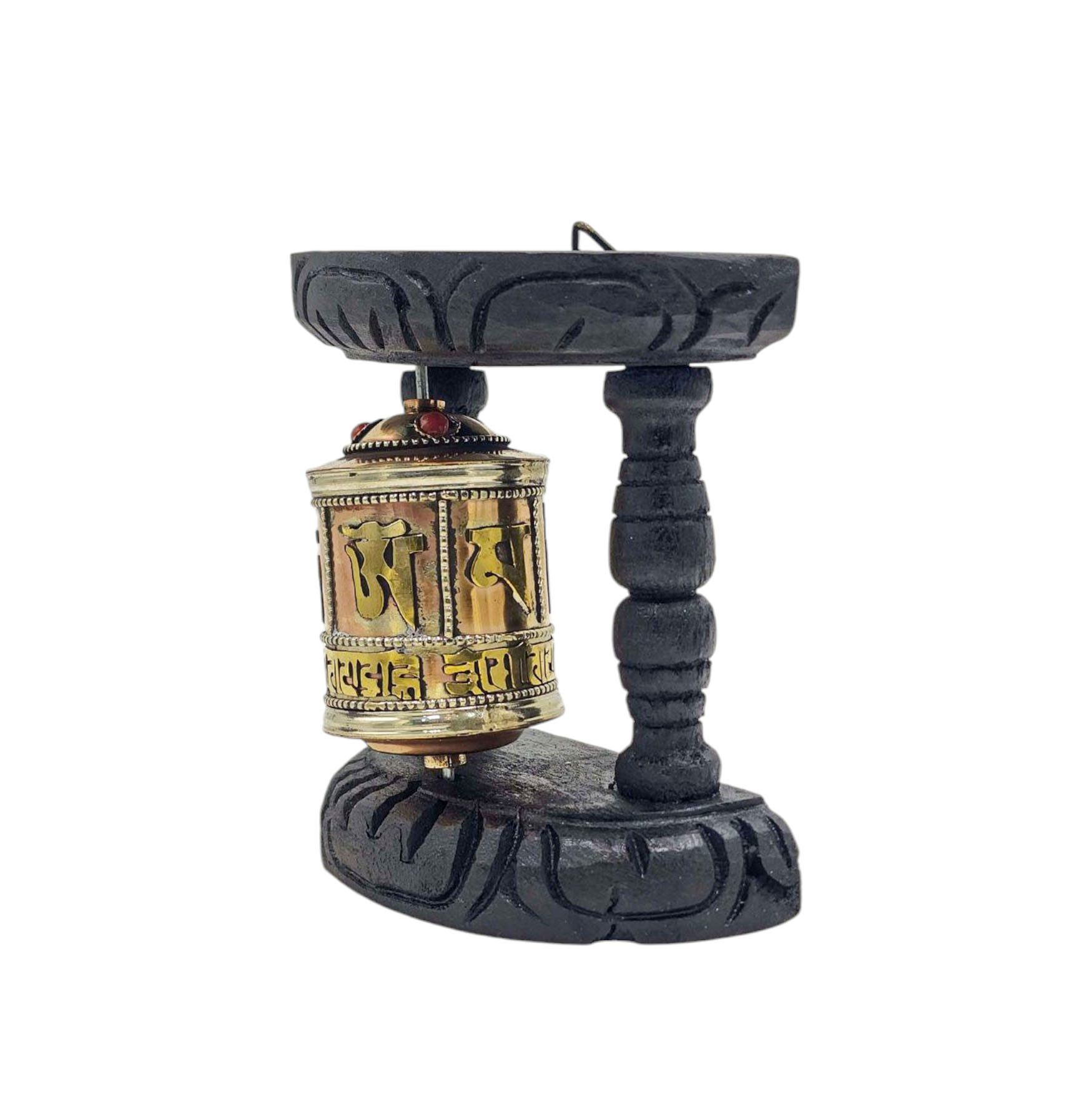 Buddhist Handmade Wall Prayer Wheel <span Style=