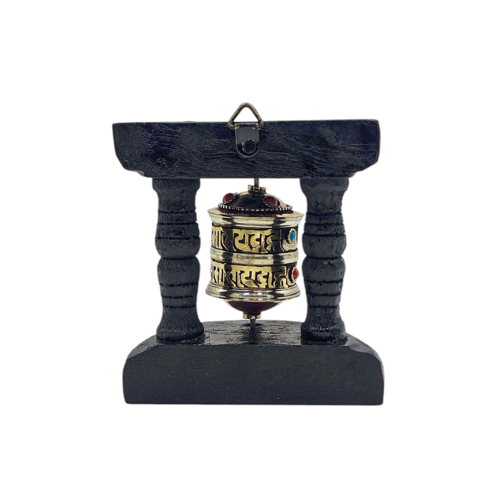 Buddhist Handmade Wall Prayer Wheel <span Style=