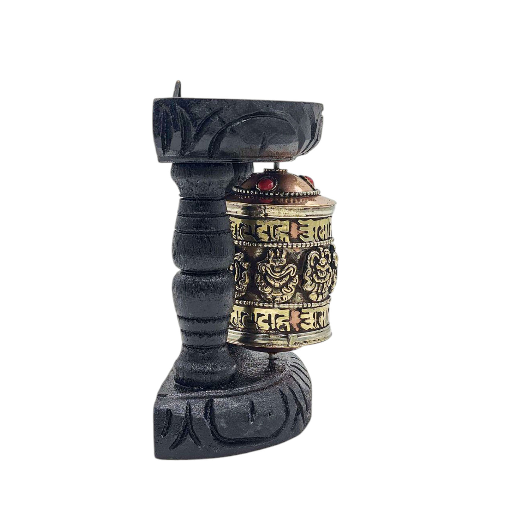 Buddhist Handmade Wall Prayer Wheel <span Style=