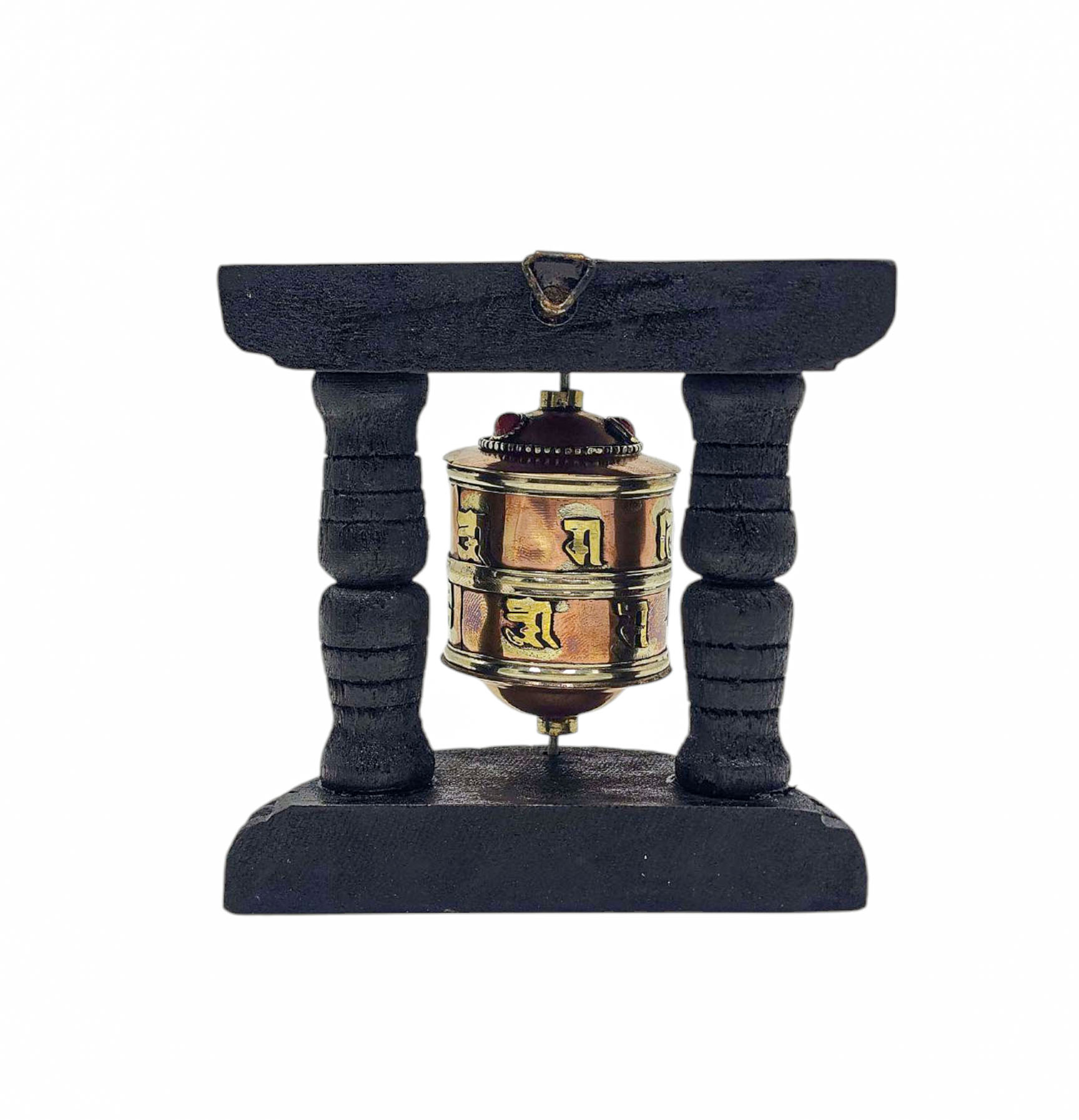 Buddhist Handmade Wall Prayer Wheel <span Style=