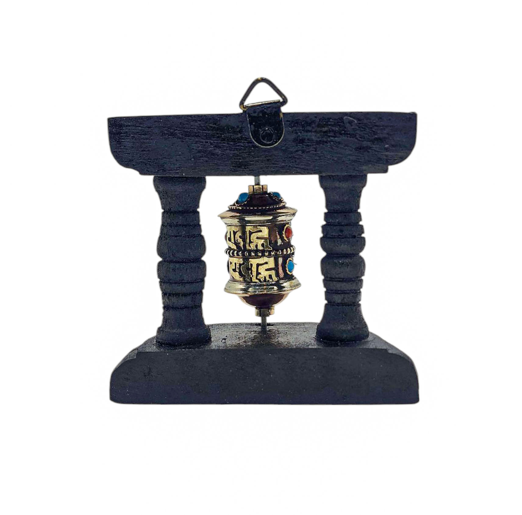Buddhist Handmade Wall Prayer Wheel <span Style=