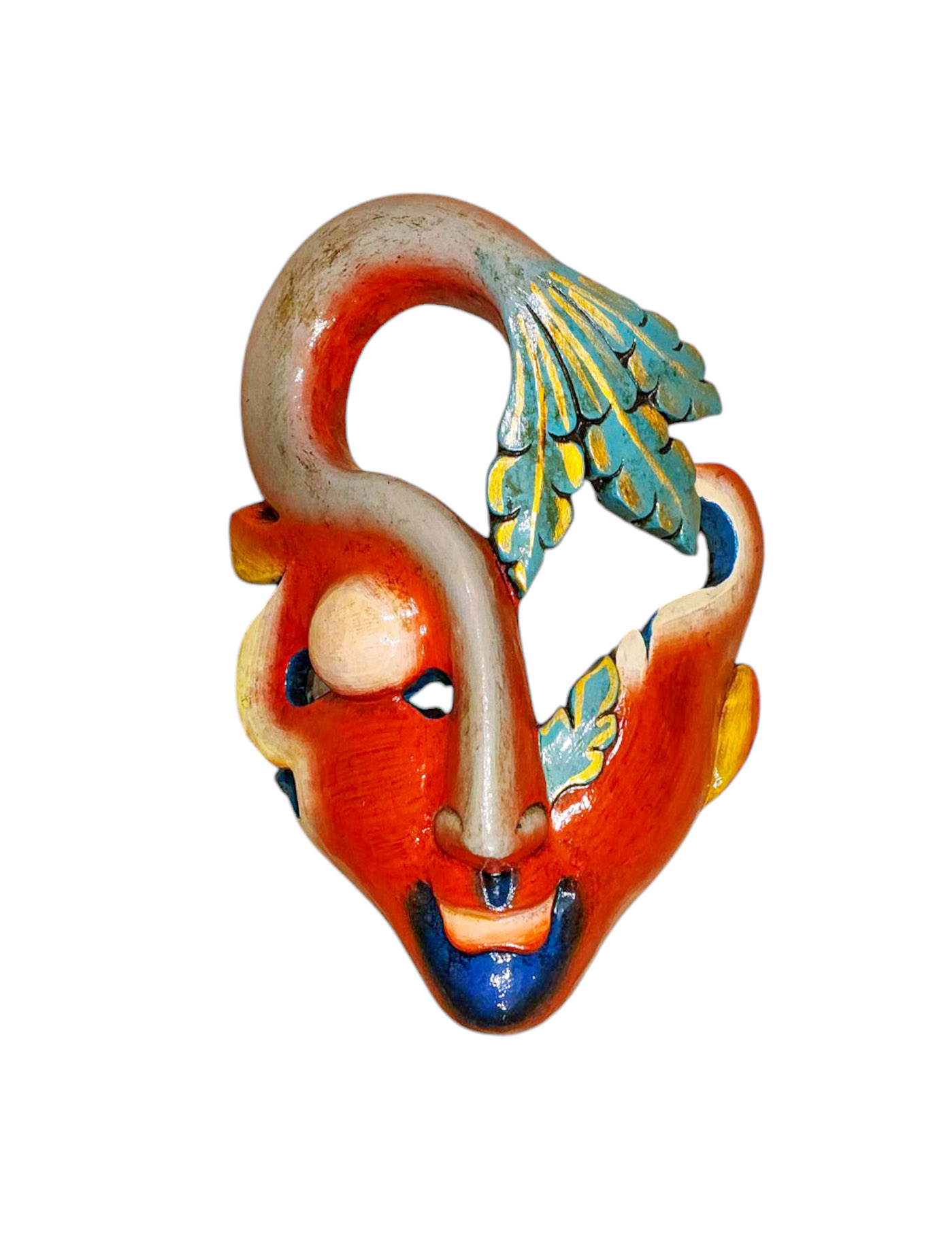 Buddhist Wooden Mask <span Style=