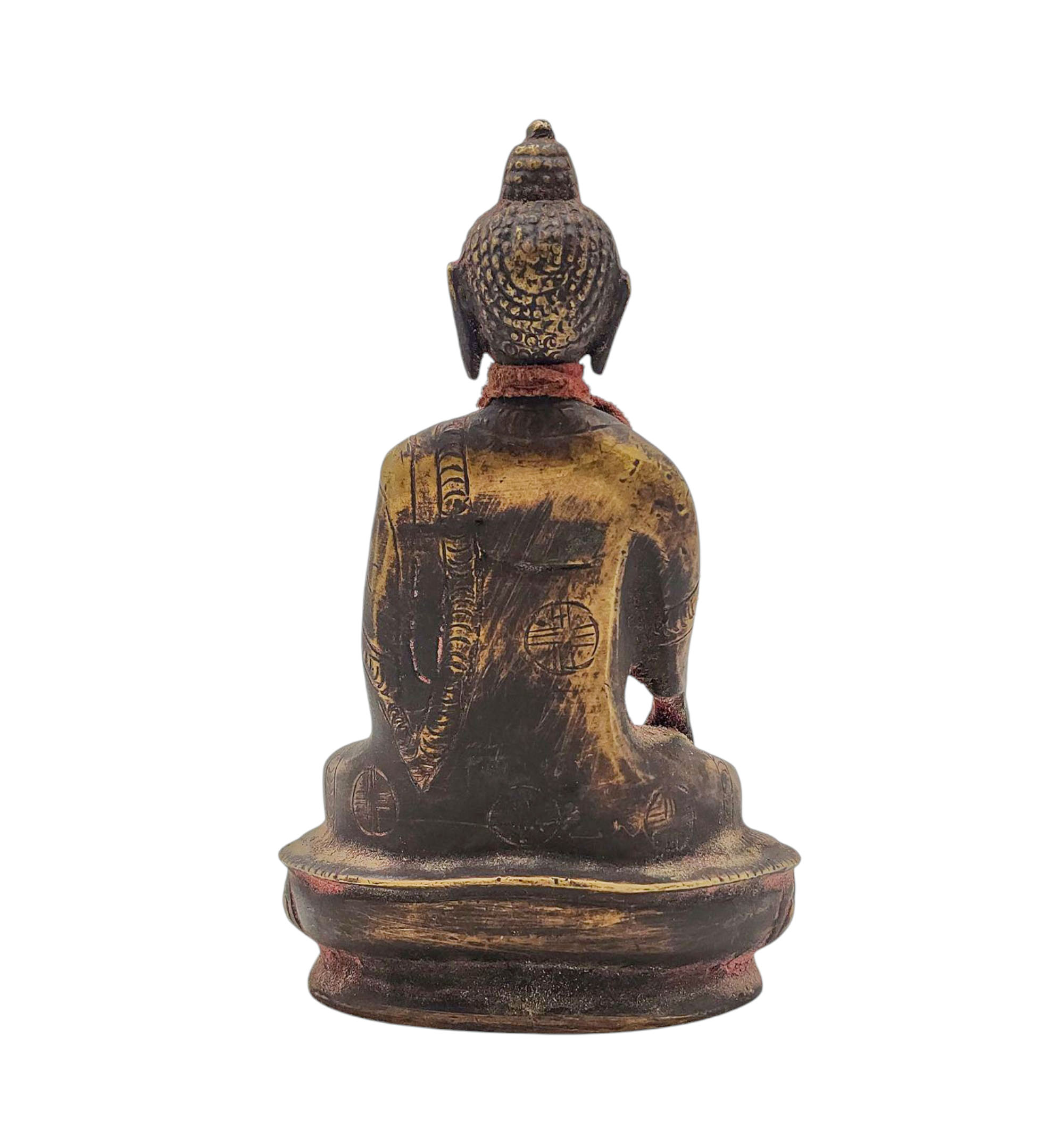 shakyamuni Buddha, Buddhist Miniature Statue, antique Finishing