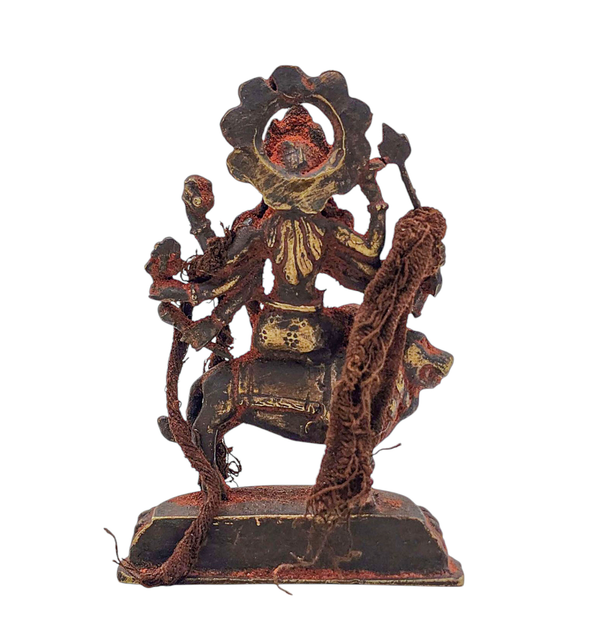 durga, Buddhist Miniature Statue, antique Finishing