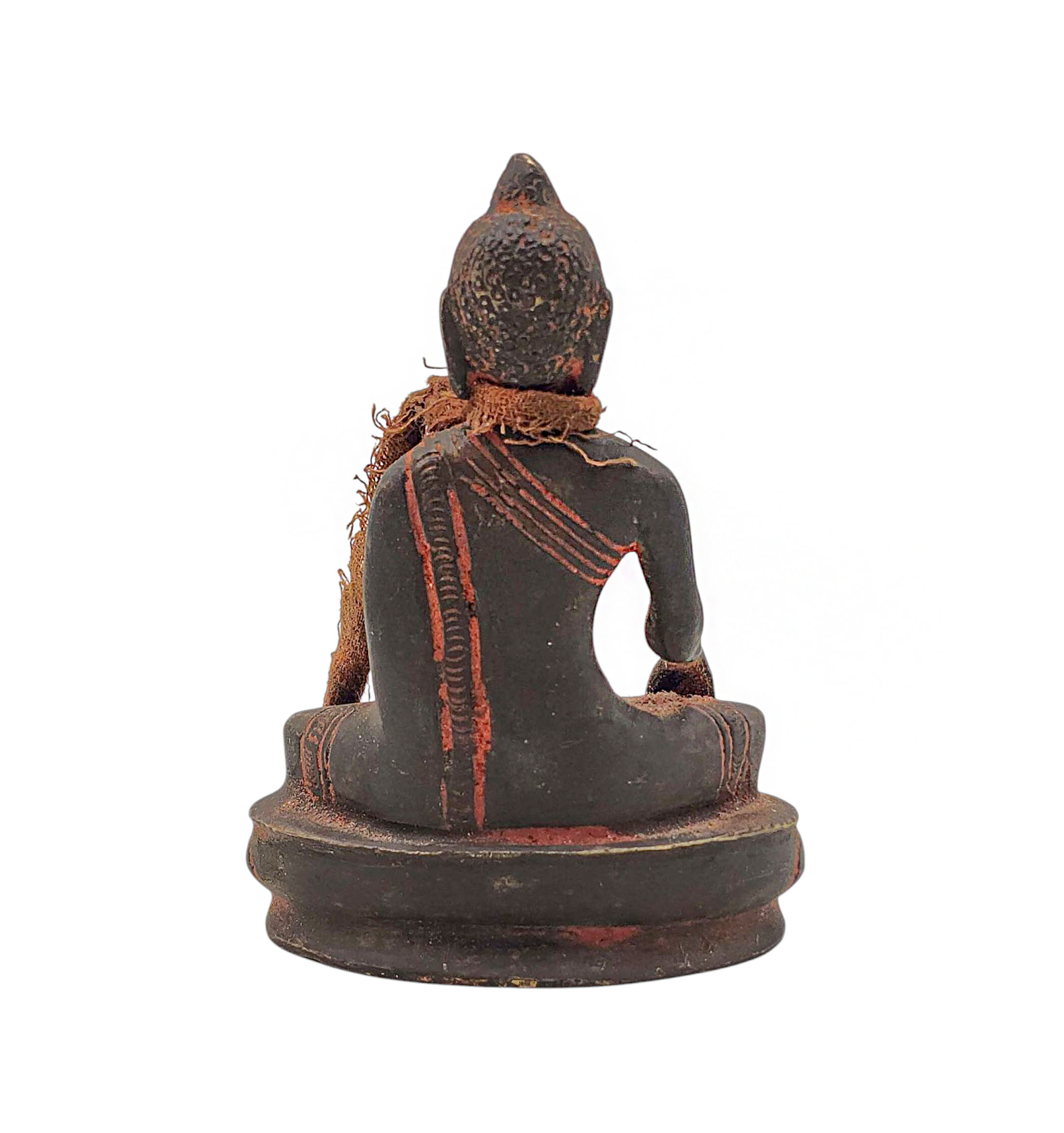 shakyamuni Buddha, Buddhist Miniature Statue, antique Finishing