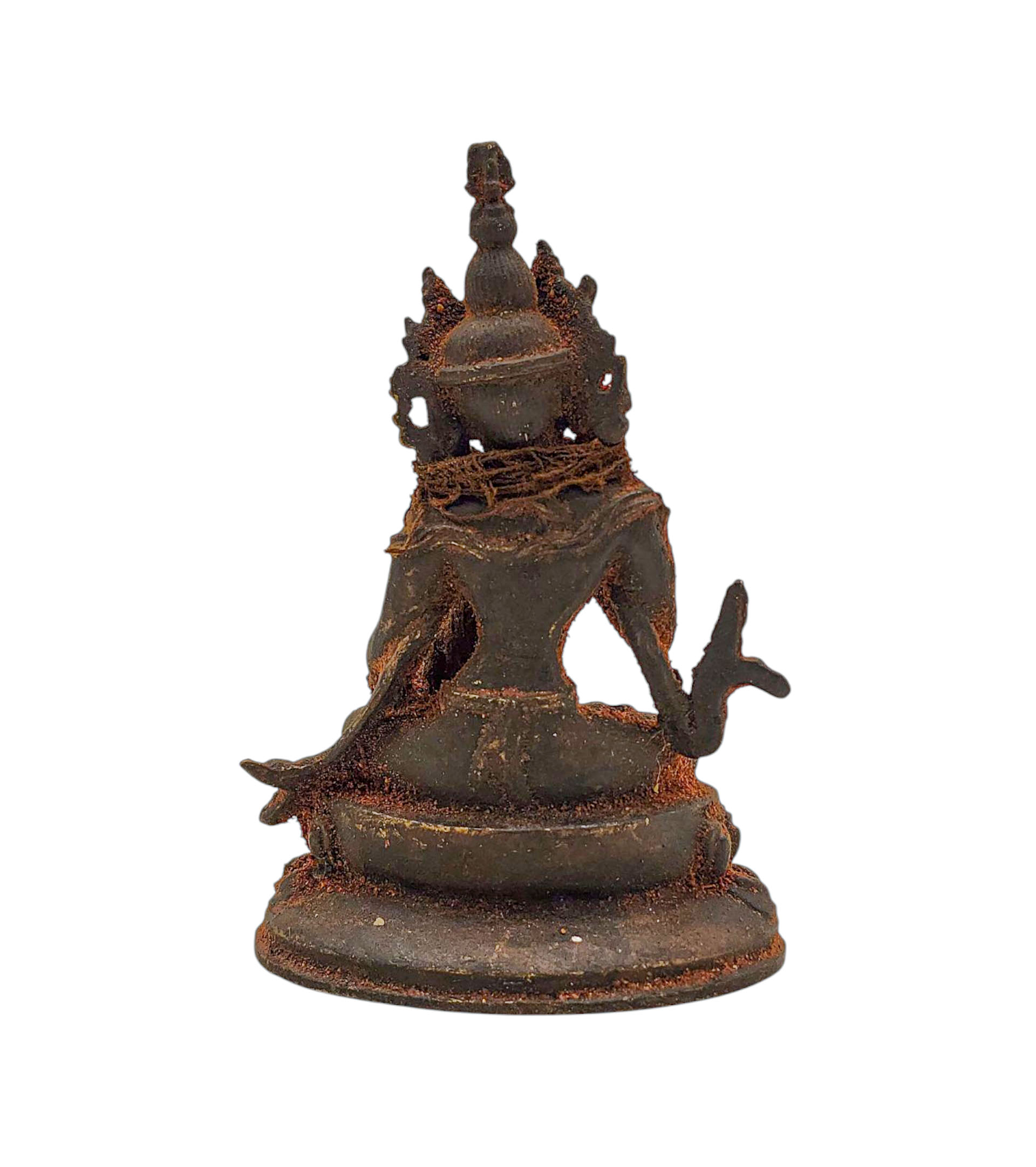 vajrasattva, Buddhist Miniature Statue, antique Finishing