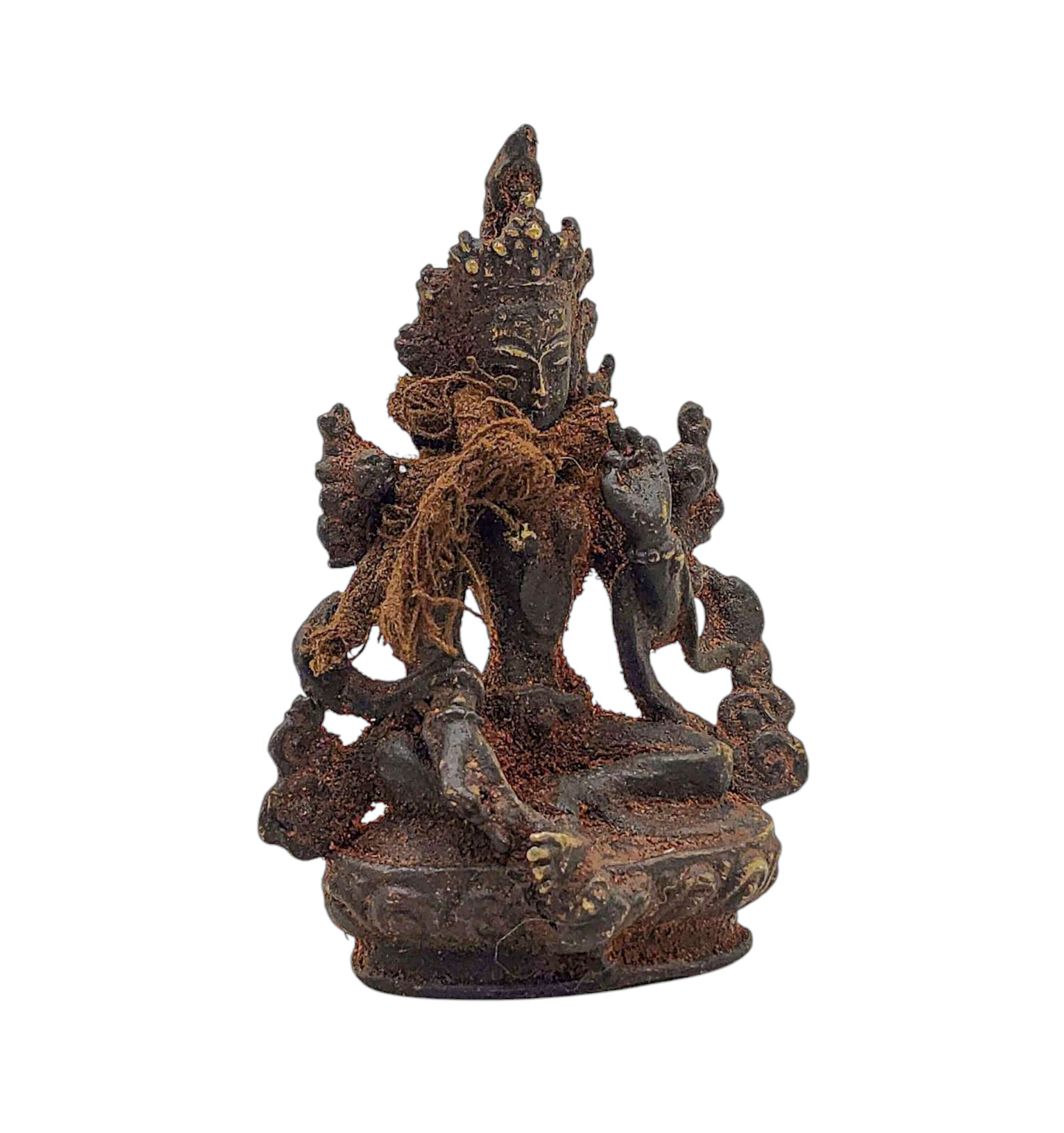 green Tara, Buddhist Miniature Statue, antique Finishing