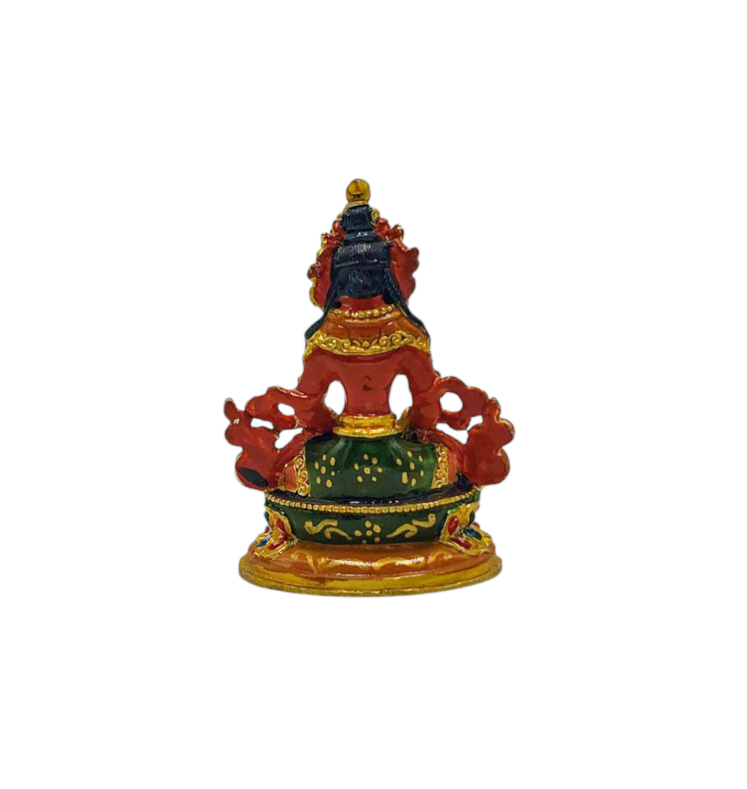 aparimita Buddhist Miniature Statue, thangka Color Finishing