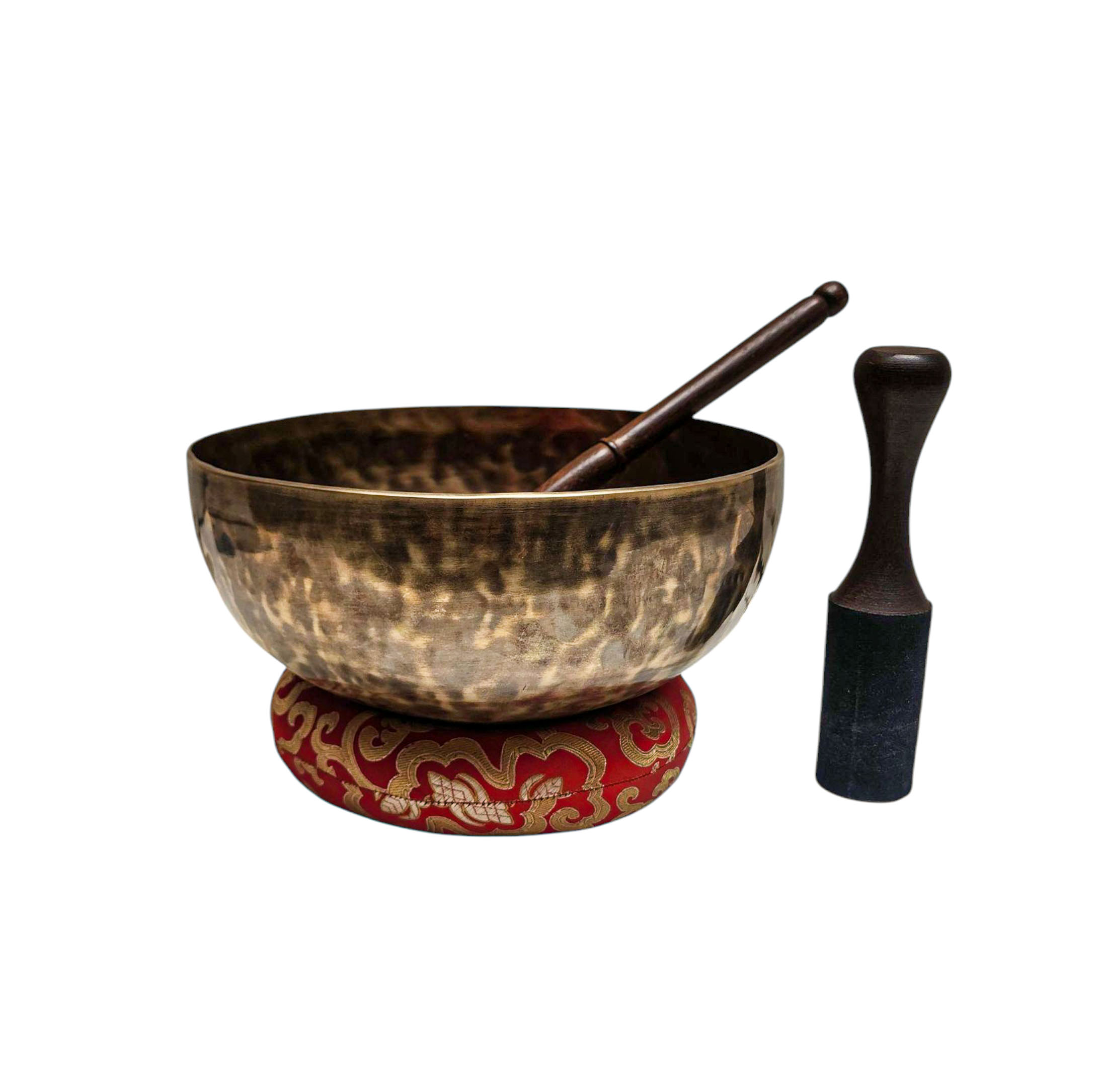 Jambati Singing Bowl, tiger Antique, Buddhist Hand Beaten, Antique Finishing, select Accessories, select Accessories