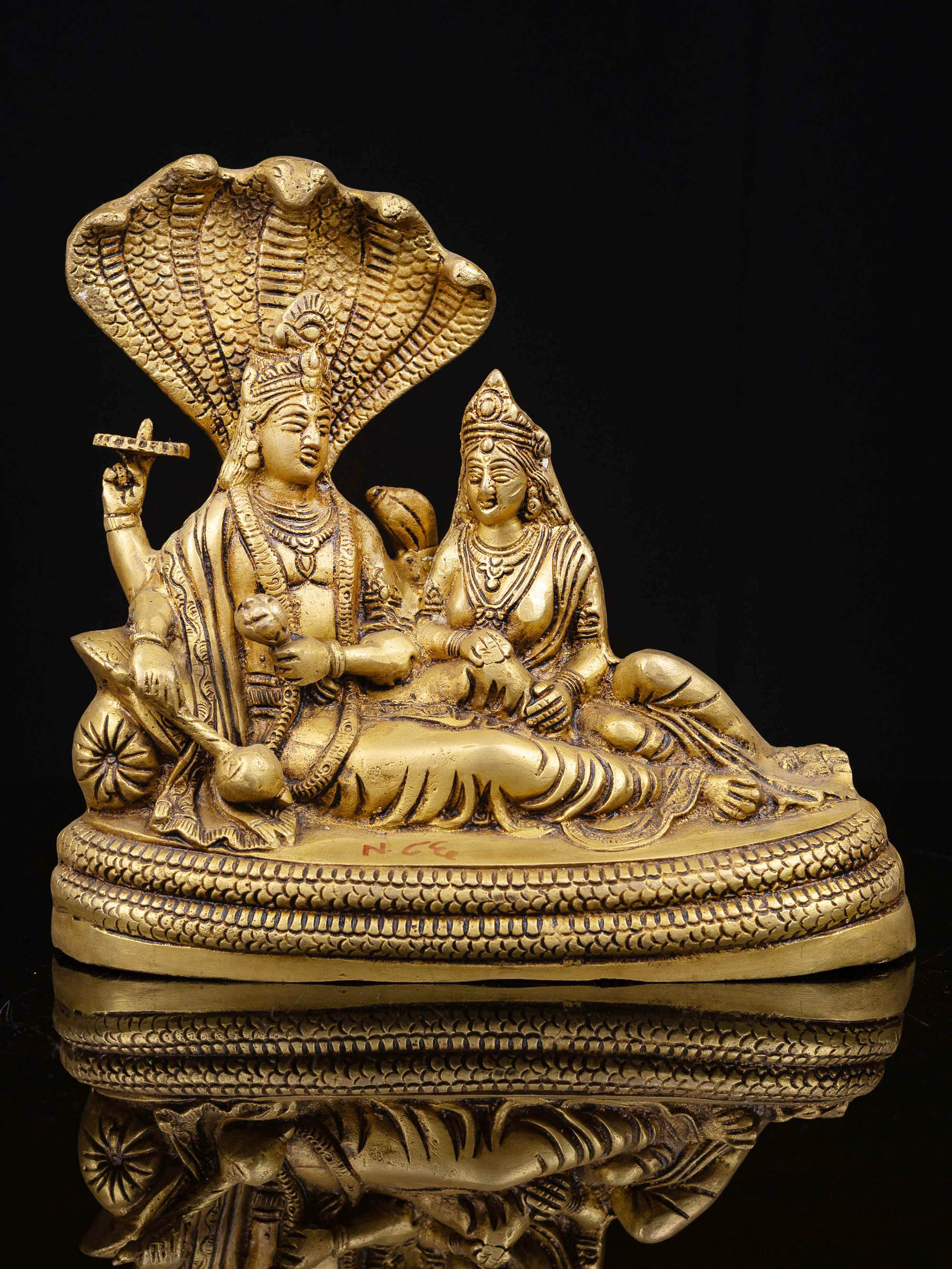 [vishnu And Lakshmi], [nepali] Statue