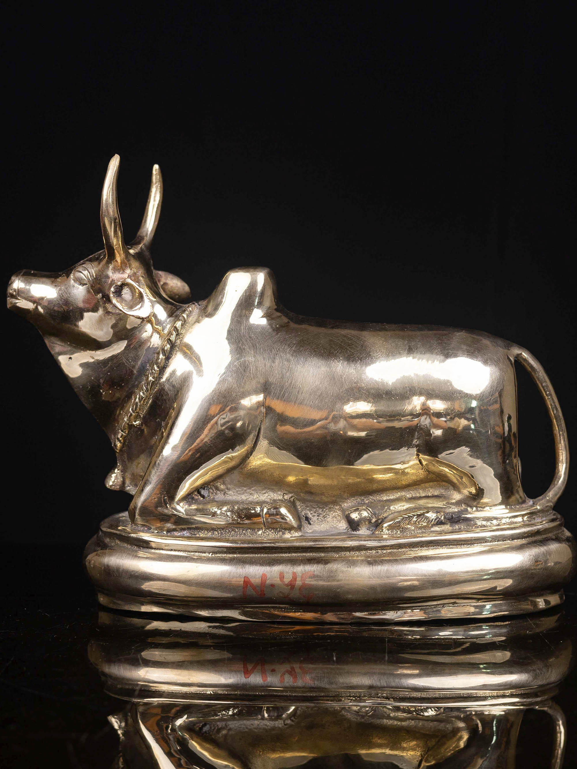 [nandi], [nepali] Statue Ox, [natural Finishing]