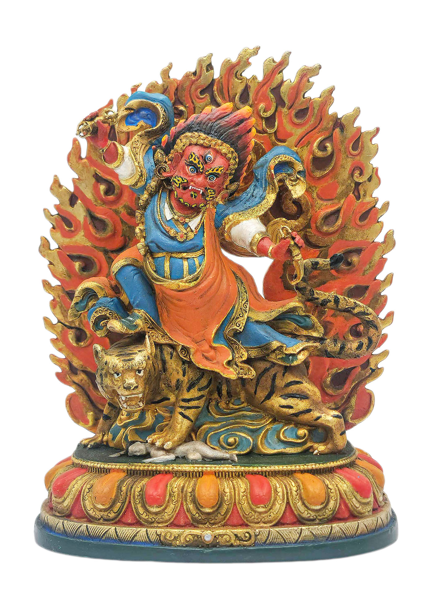 [dorje Drolo], Buddhist Miniature Statue, [thangka Color Finishing]