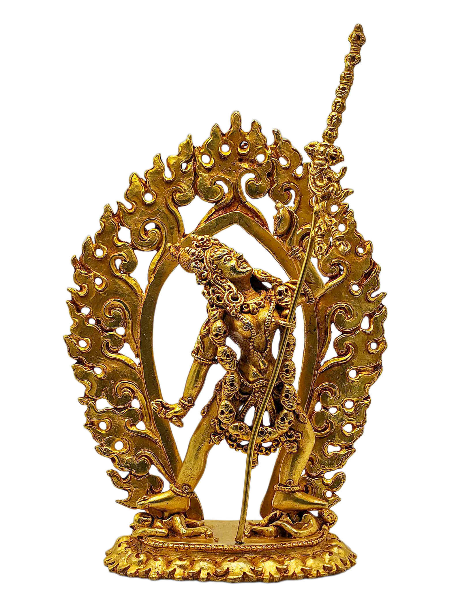 [vajrayogini]. Buddhist Miniature Statue, [full Gold Plated]