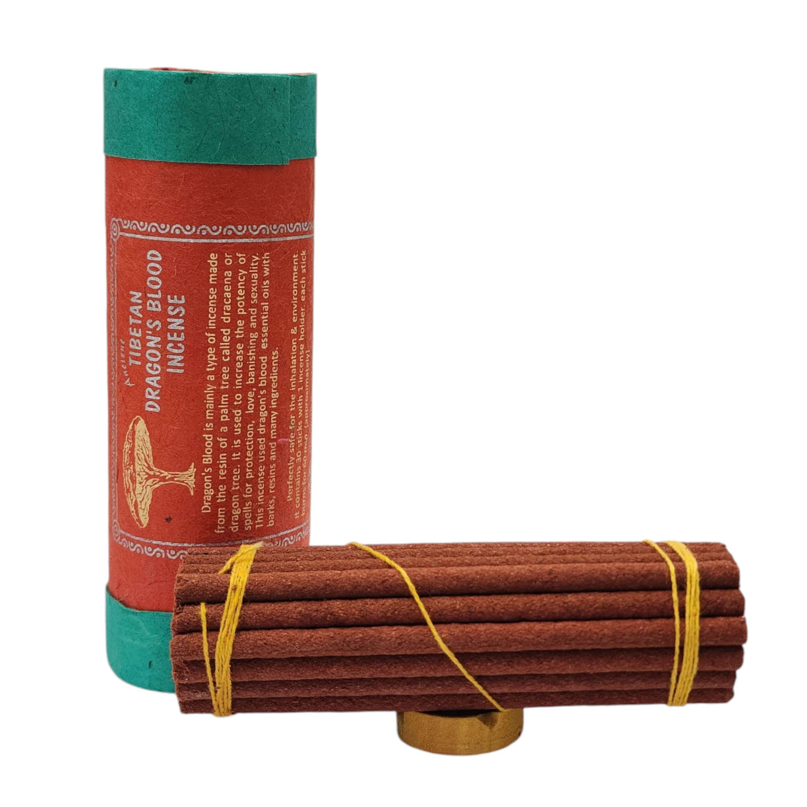 [tibetan Drangon's Blood] Tibetan Herbal Incense, [30 Sticks], [incense Holder]