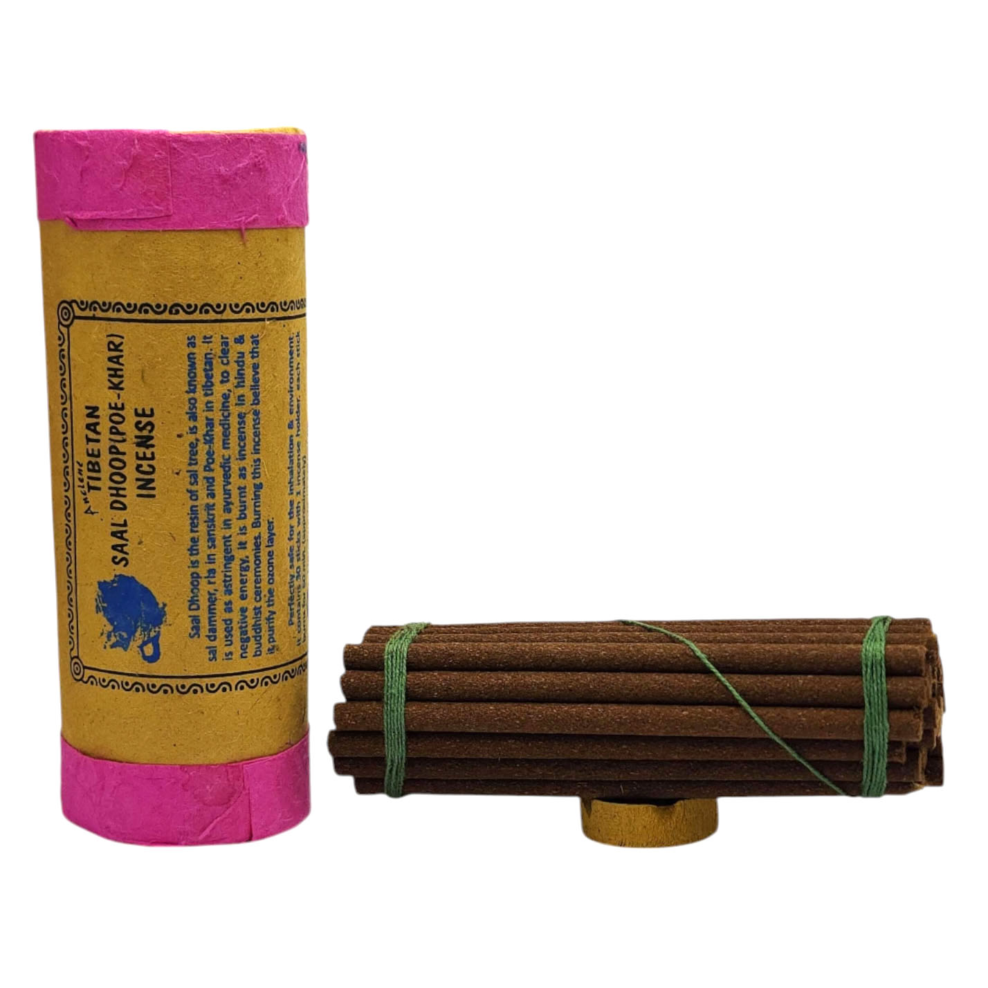 [tibetan Saal Doop] (poe/khar) Tibetan Herbal Incense, [30 Sticks], [incense Holder]