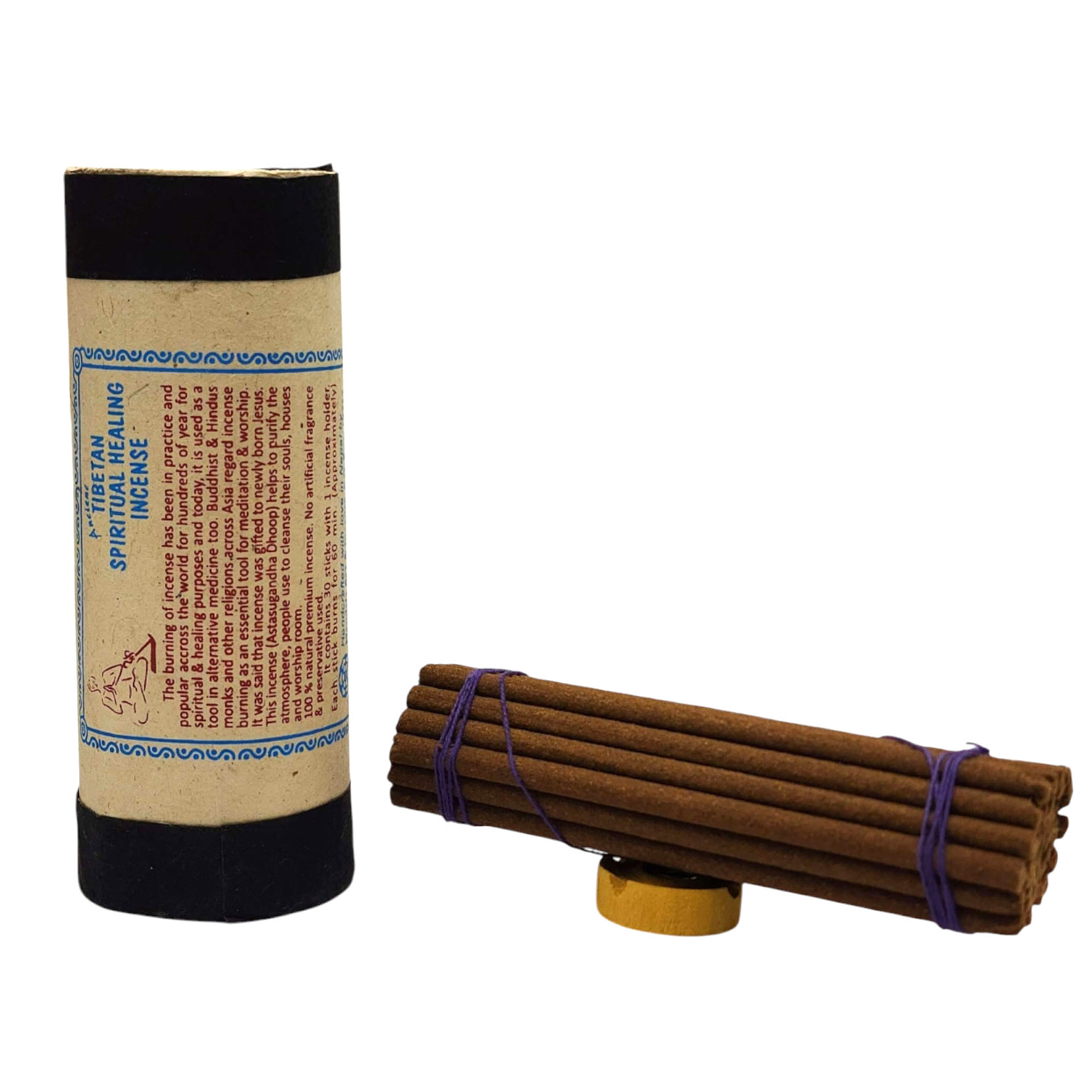 [tibetan Spiritual Healing] Tibetan Herbal Incense, [30 Sticks], [incense Holder]