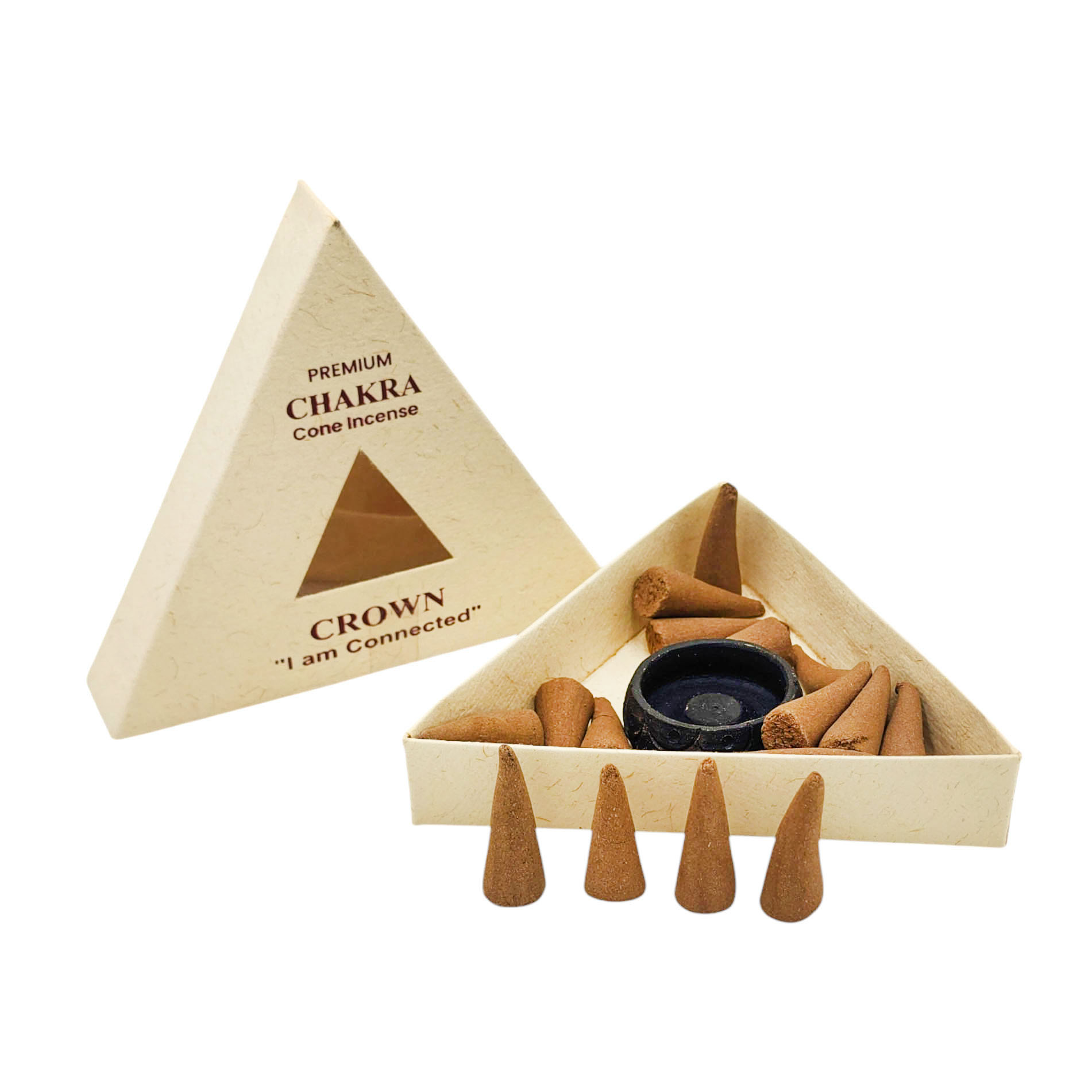 [herbal Incense], Premium Chakra Cone Incense
