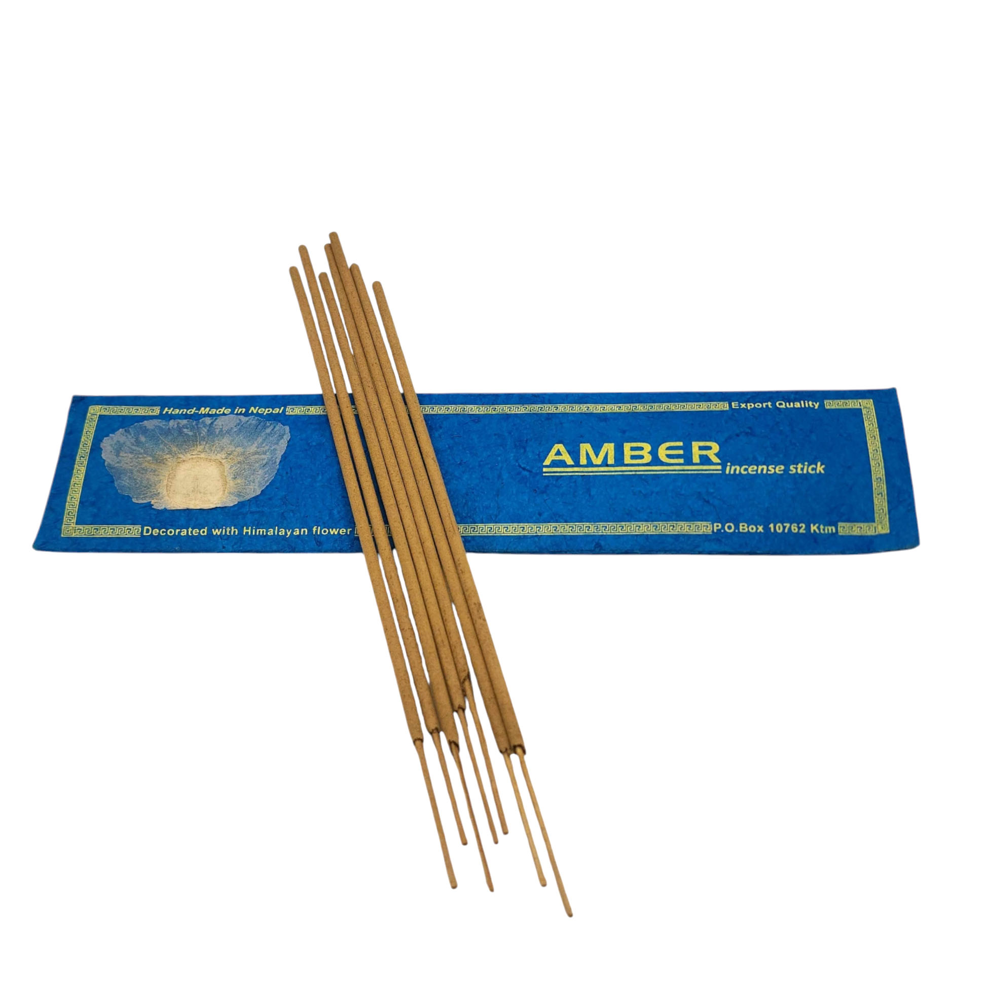 Amber Ritual Incense Stick, [15 Stick], [high Quality], Made In Nepal