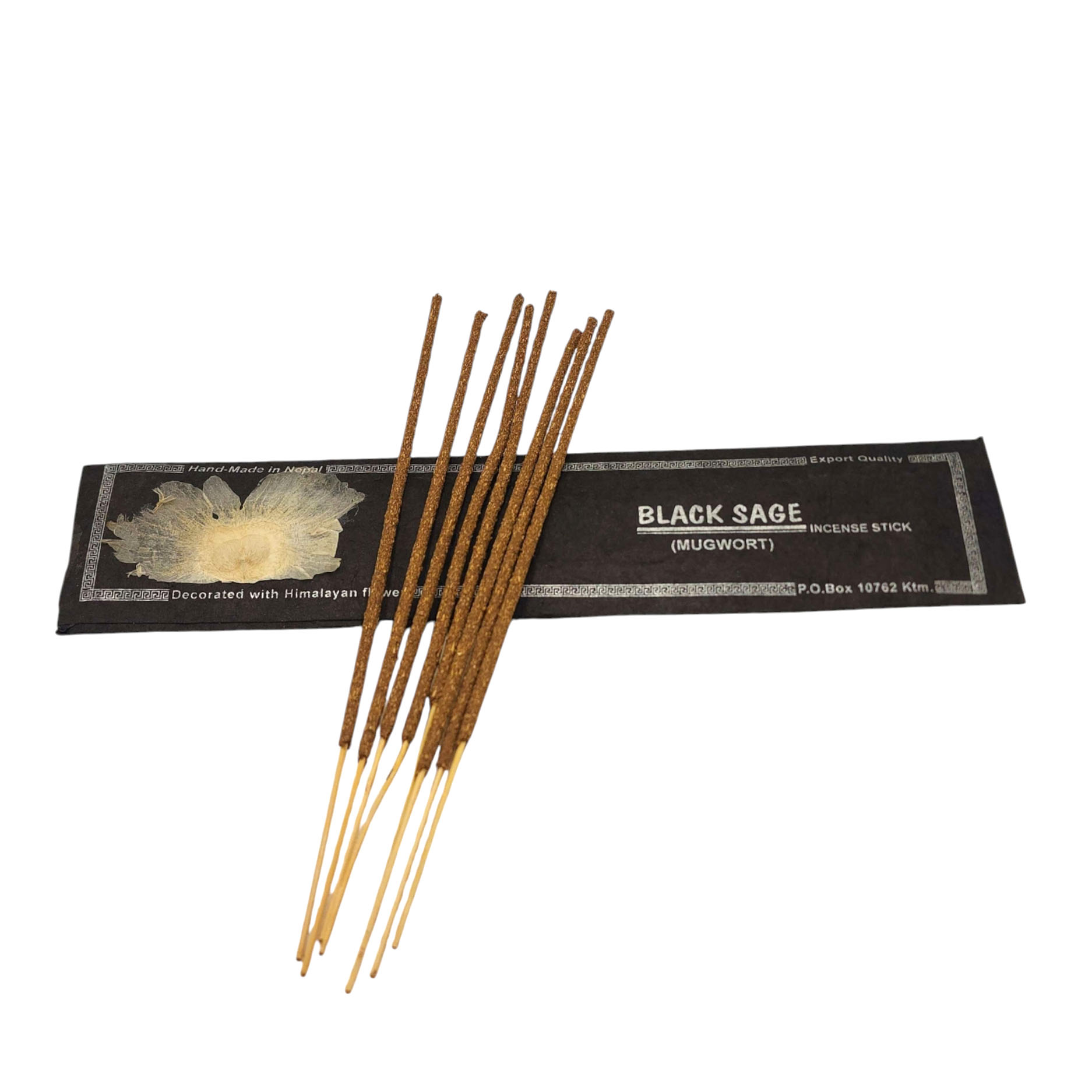 Black Sage Ritual Incense Stick, [15 Stick], [high Quality], Made In Nepal