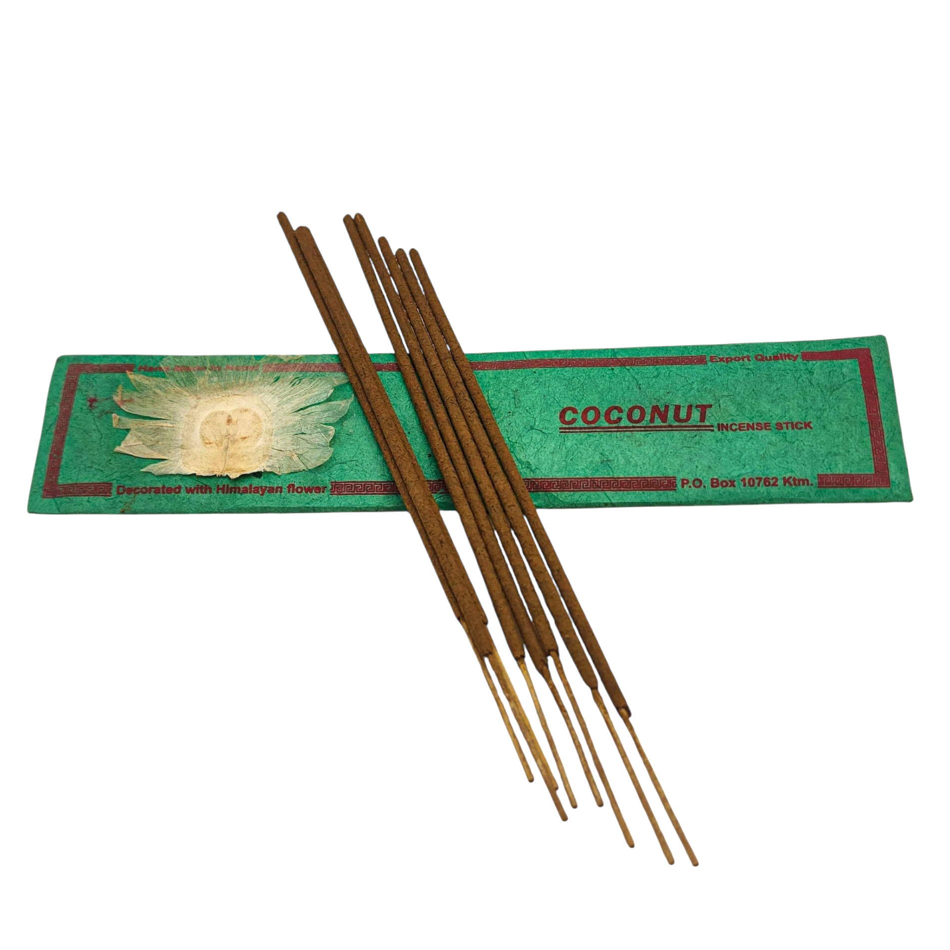 Coconut Ritual Incense Stick, [15 Stick], [high Quality], Made In Nepal