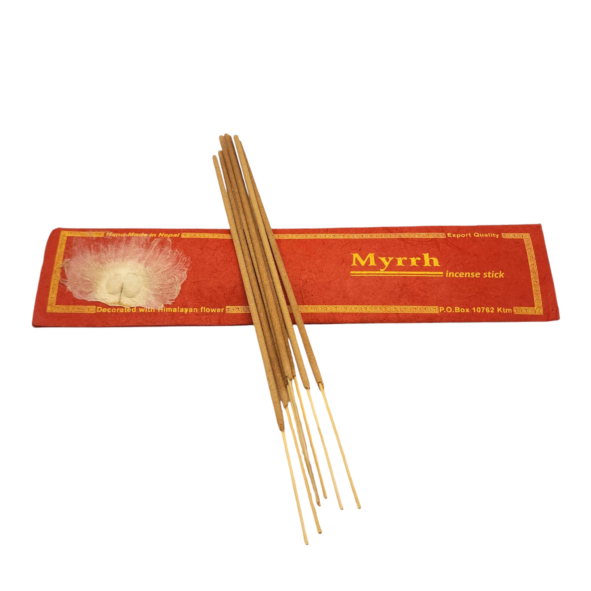 Myrrh Ritual Incense Stick, [15 Stick], [high Quality], Made In Nepal