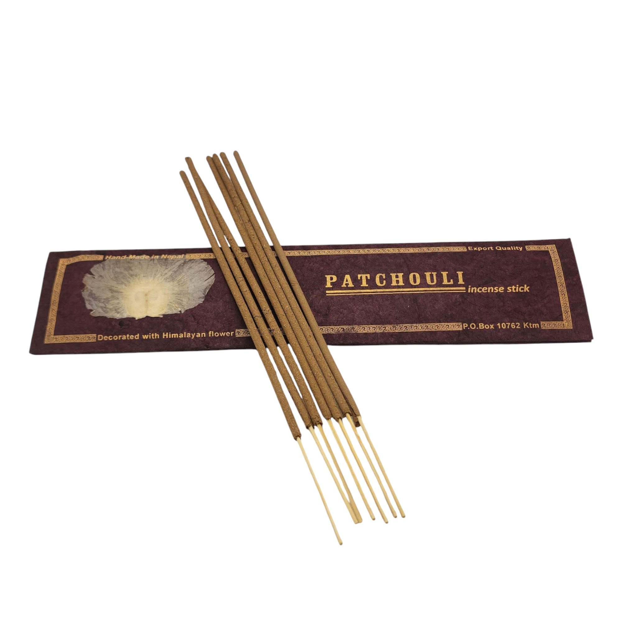 Patchouli Ritual Incense Stick, [15 Stick], [high Quality], Made In Nepal