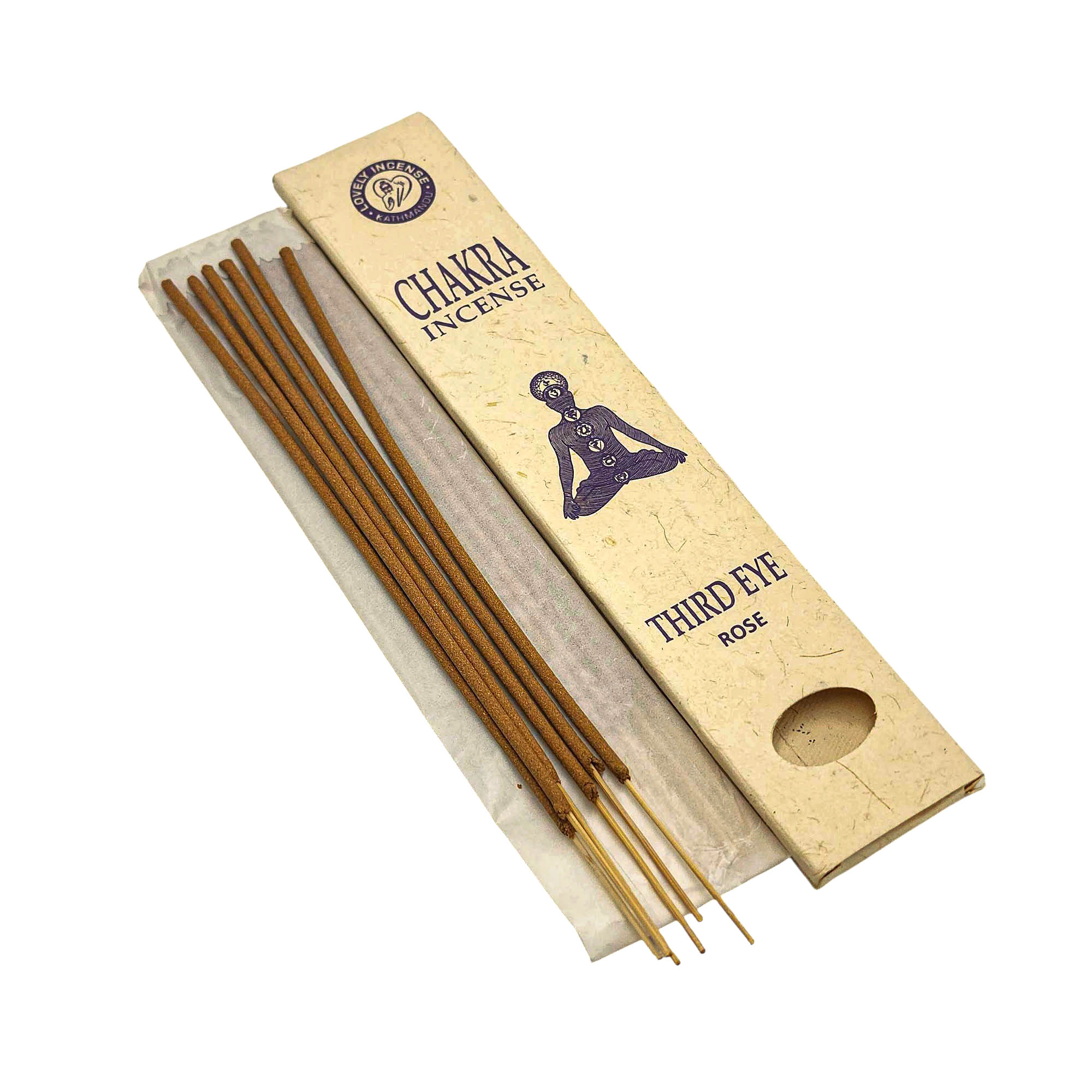 Chakra Third Eye Ritual Incense Stick, [15 Stick], [high Quality], Made In Nepal
