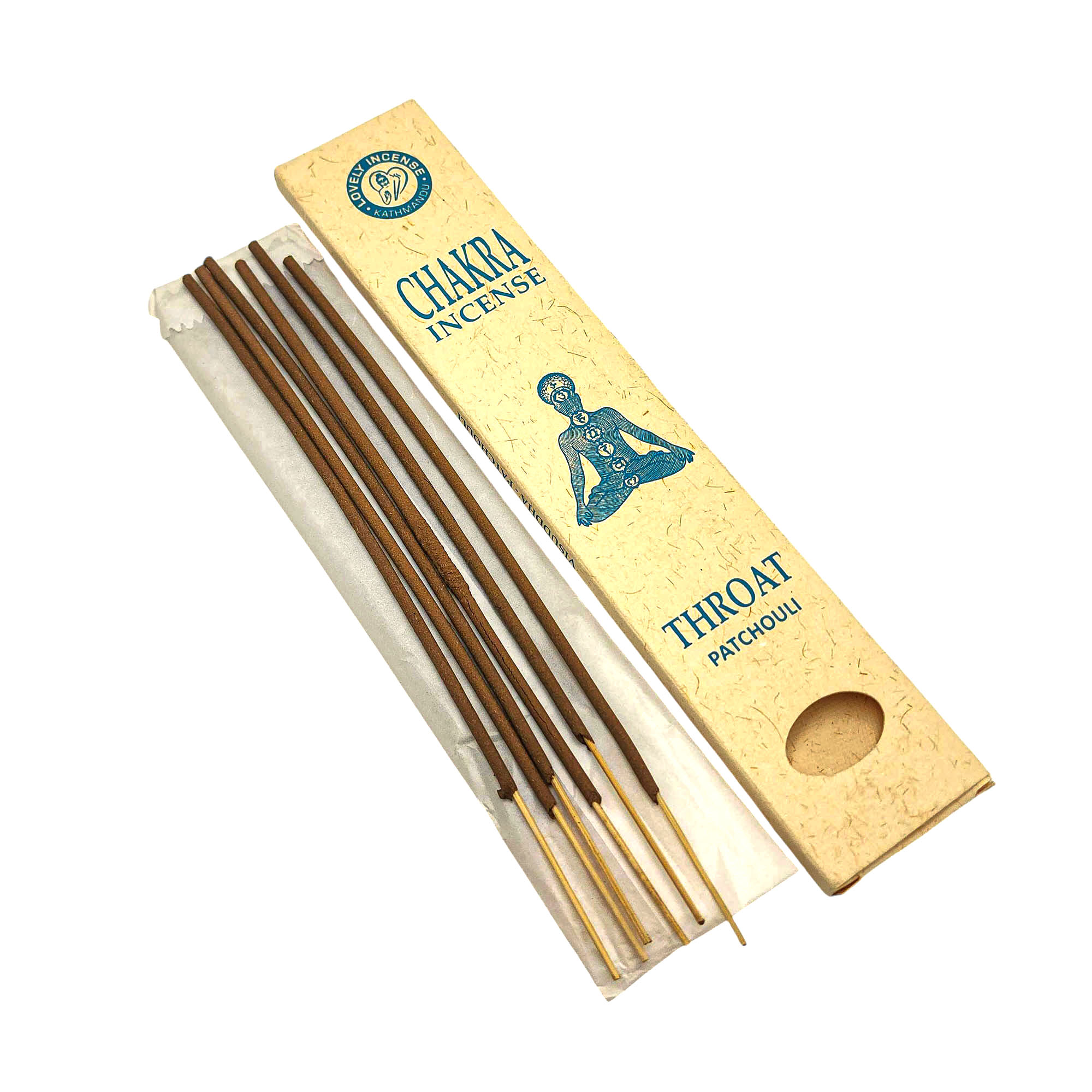 Chakra Throat Ritual Incense Stick, [15 Stick], [high Quality], Made In Nepal