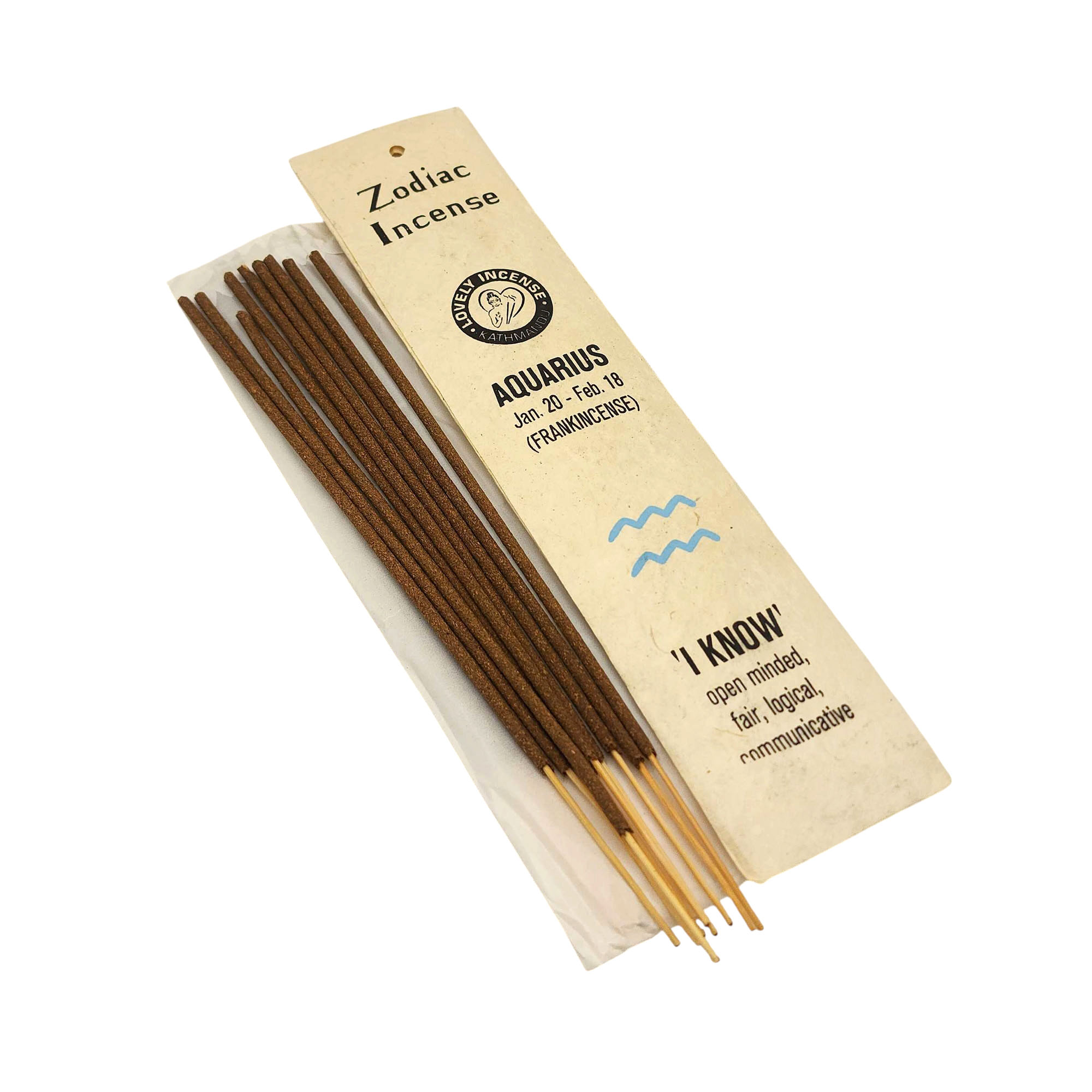 Zodiac Incense Aquarius Ritual Incense Stick, [15 Stick], [high Quality], Made In Nepal