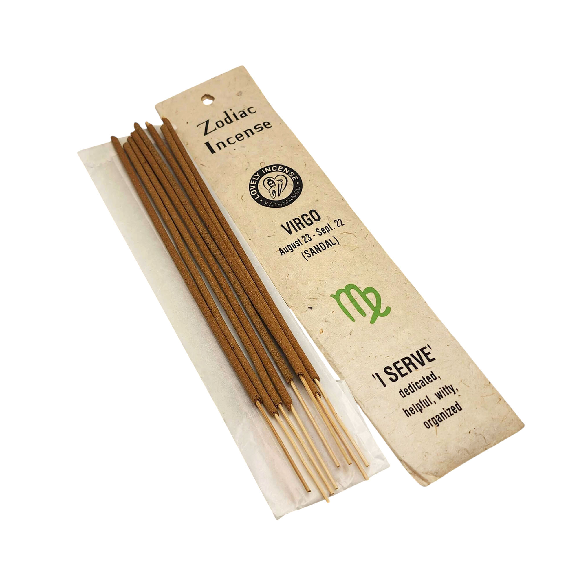 Zodiac Incense Virgo Ritual Incense Stick, [15 Stick], [high Quality], Made In Nepal